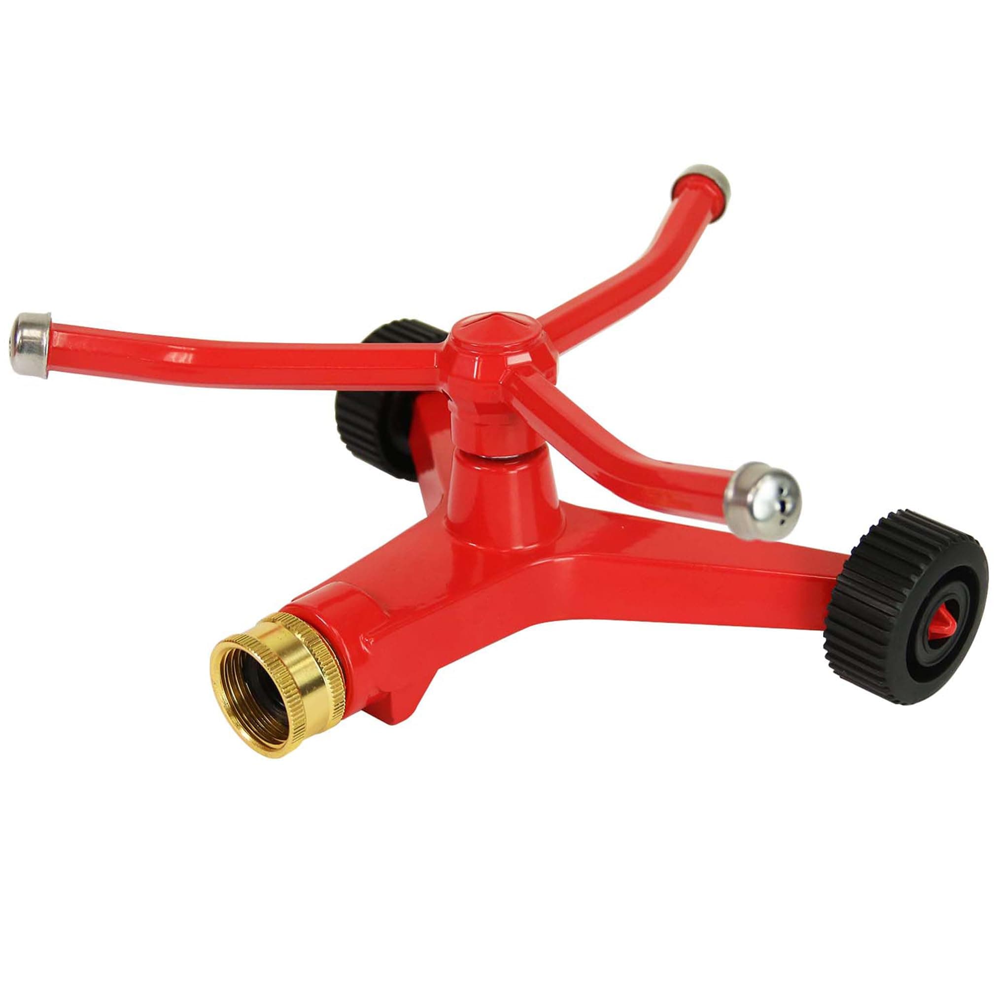 Chapin 4986: 3-Arm Rotary Sprinkler, 360 Degree Automatic Rotary Sprinkler with Wheeled Base for Small Gardens and Lawns, Up to 45ft Coverage Area, Lawn Sprinkler, Small Area Yards and Garden Watering