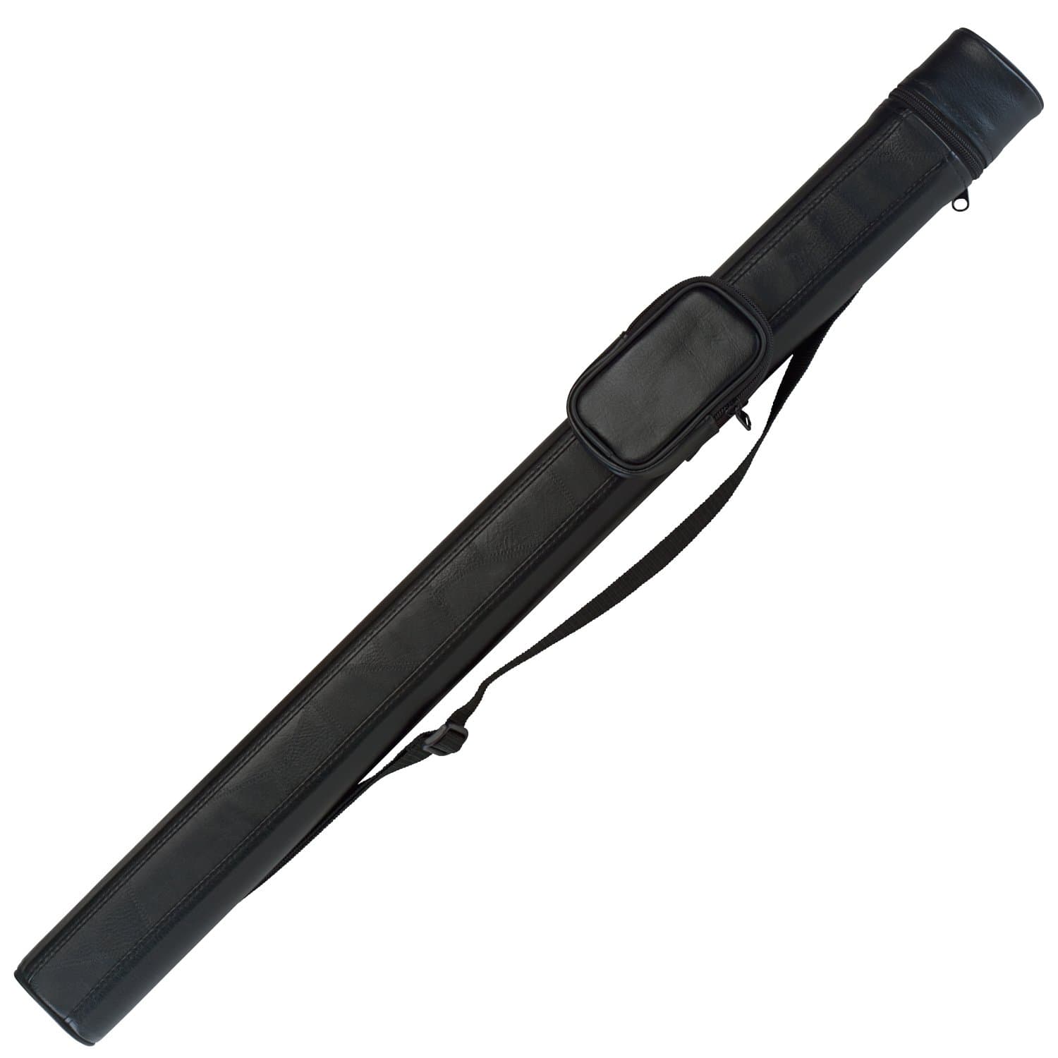 Pro Series C11B 1 Butt/1 Shaft Classic Black with Contrast Panel 3 Color Pool Cue Case, Black