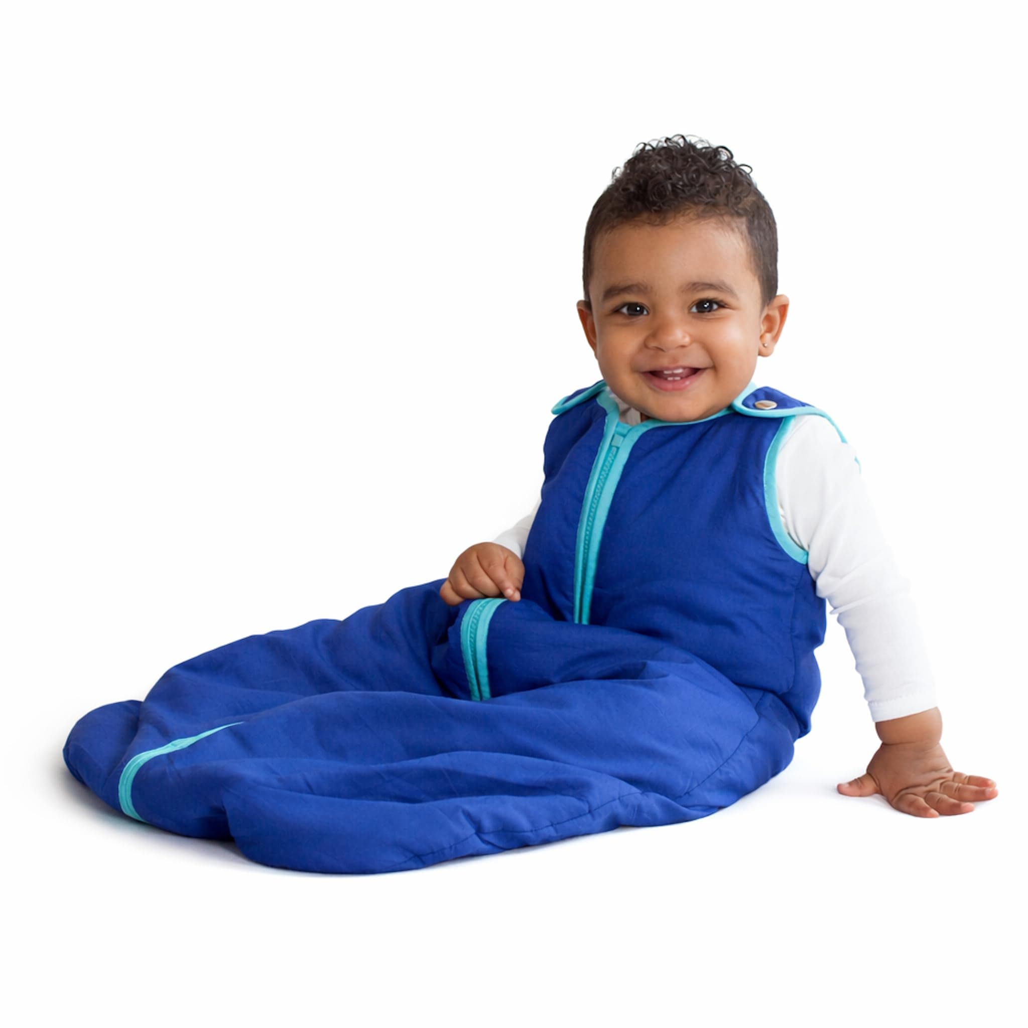 Baby Deedee Sleep Nest Original - Baby Sleep Sack 2.5 TOG 18-36 Months, Winter Sleeping Bag with Soft Cotton & Patented Shoulder Snaps, Wearable Blanket for Boy Girl Infant Toddler, Peacock