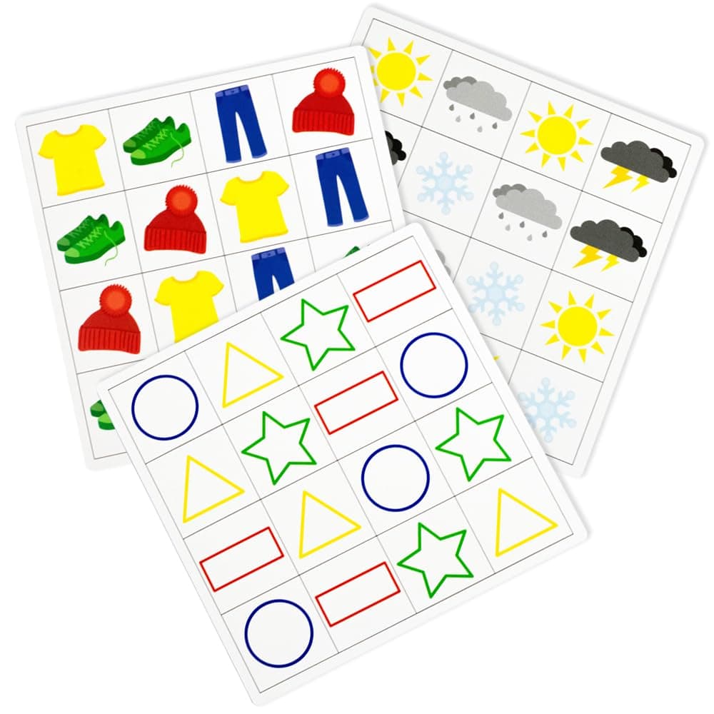 Jumbo Unifix PreK Math Activity Cards