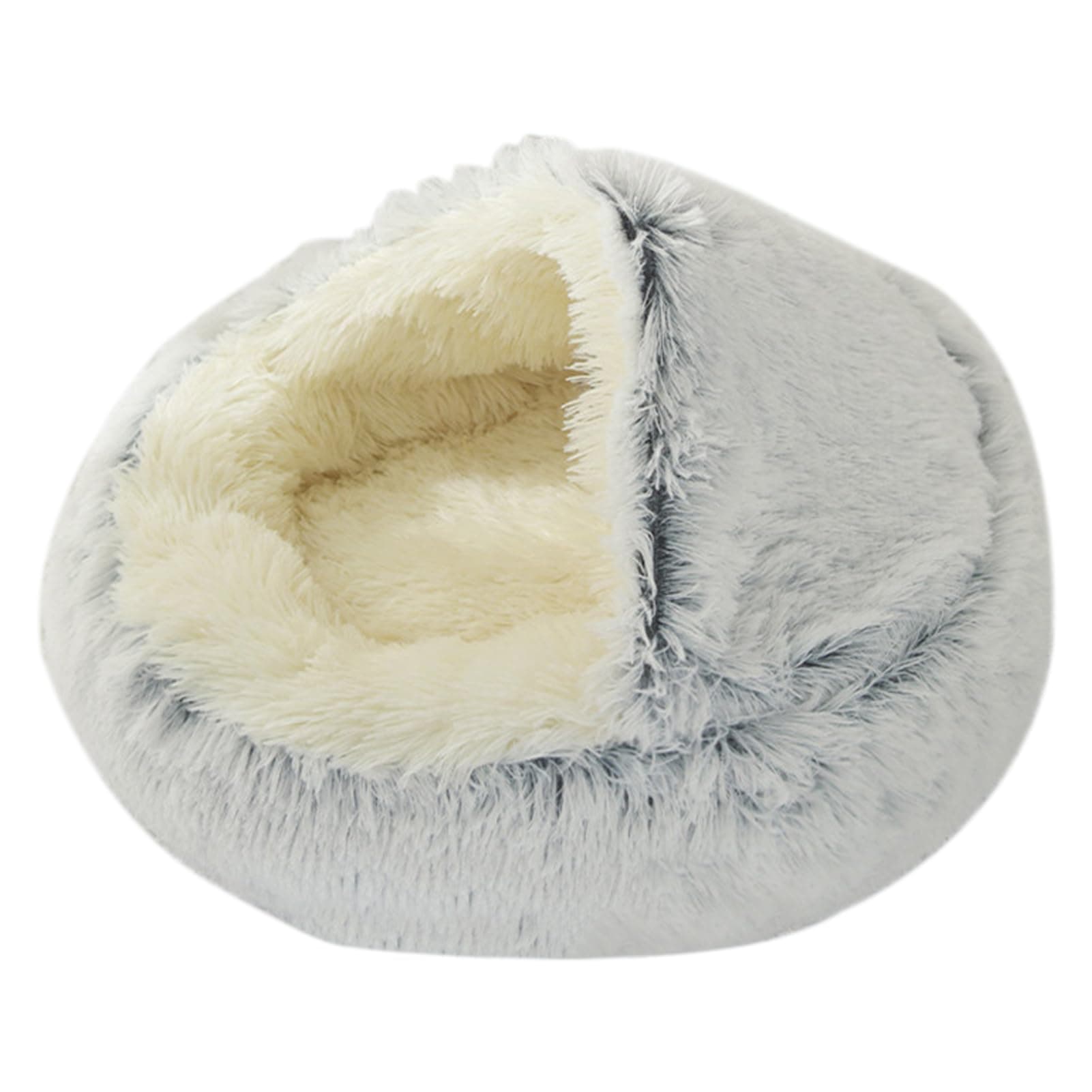 Wat erloo,fangzi Cat Bed for Deep Sleep Plush and Warm Cat Cave Comfortable and Supportive Easy to Clean Bottom Suitable for Small and Medium-Sized Pets