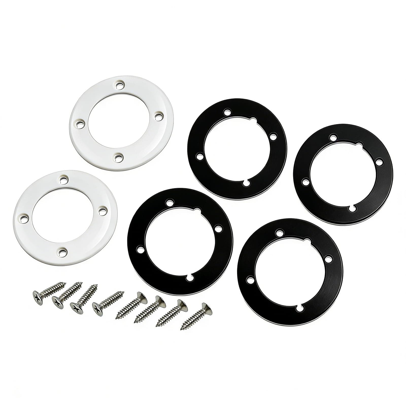 Ciuouient SPX1408B Vinyl Swimming Pool Return Faceplates and SPX1408C Gasket Compatible with Hayward Pool Wall Fitting Kit - 2 Faceplates, 4 Gaskets