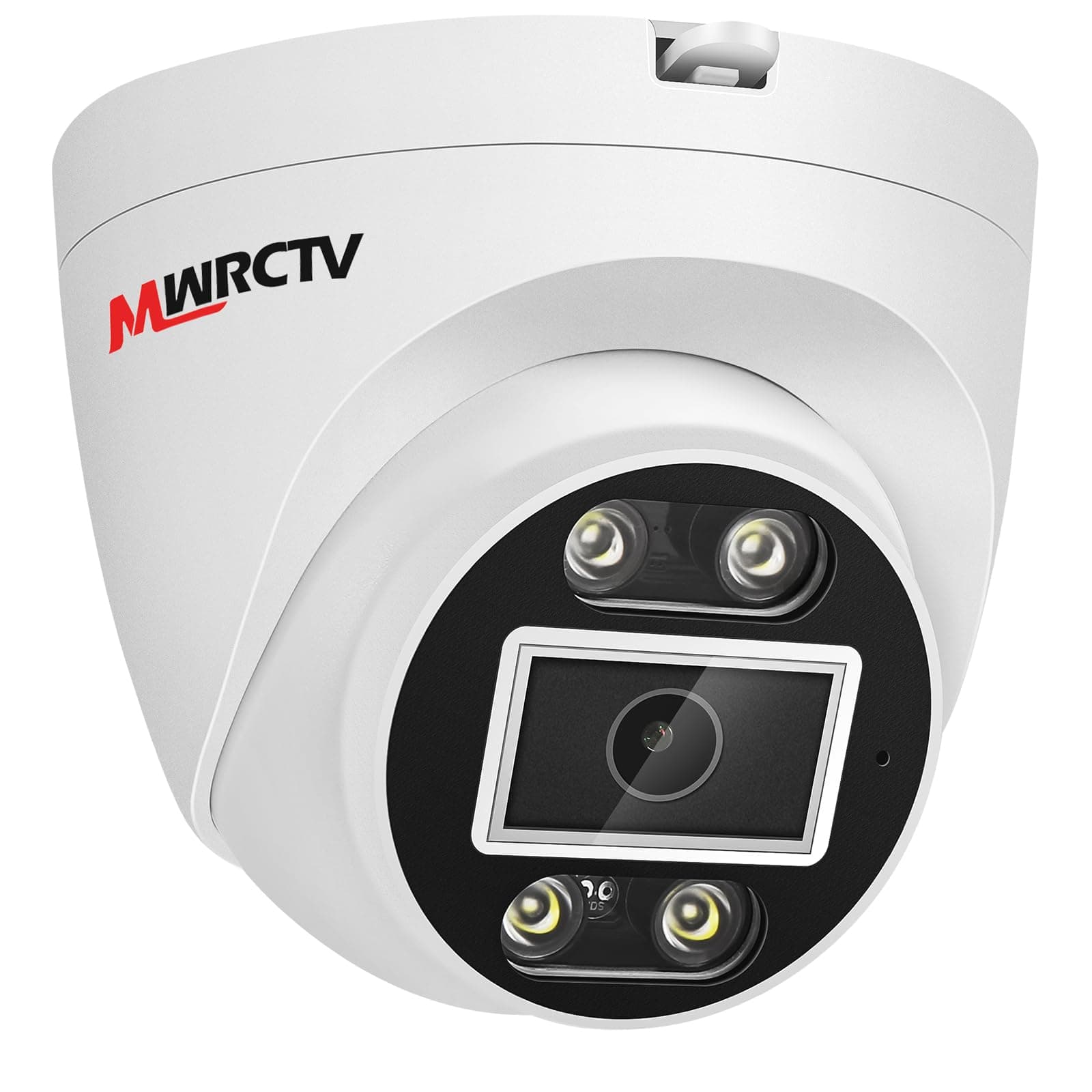 MWRCTV 8MP POE Security Camera 4K UltraHD POE IP Dome Camera 110°Wide Angle Viewing,AI Human/Vehicle Detection, Regional Intrusion Setting,Color Night Vision,Bulit in Mic,IP66 Compatible for NVR RTSP
