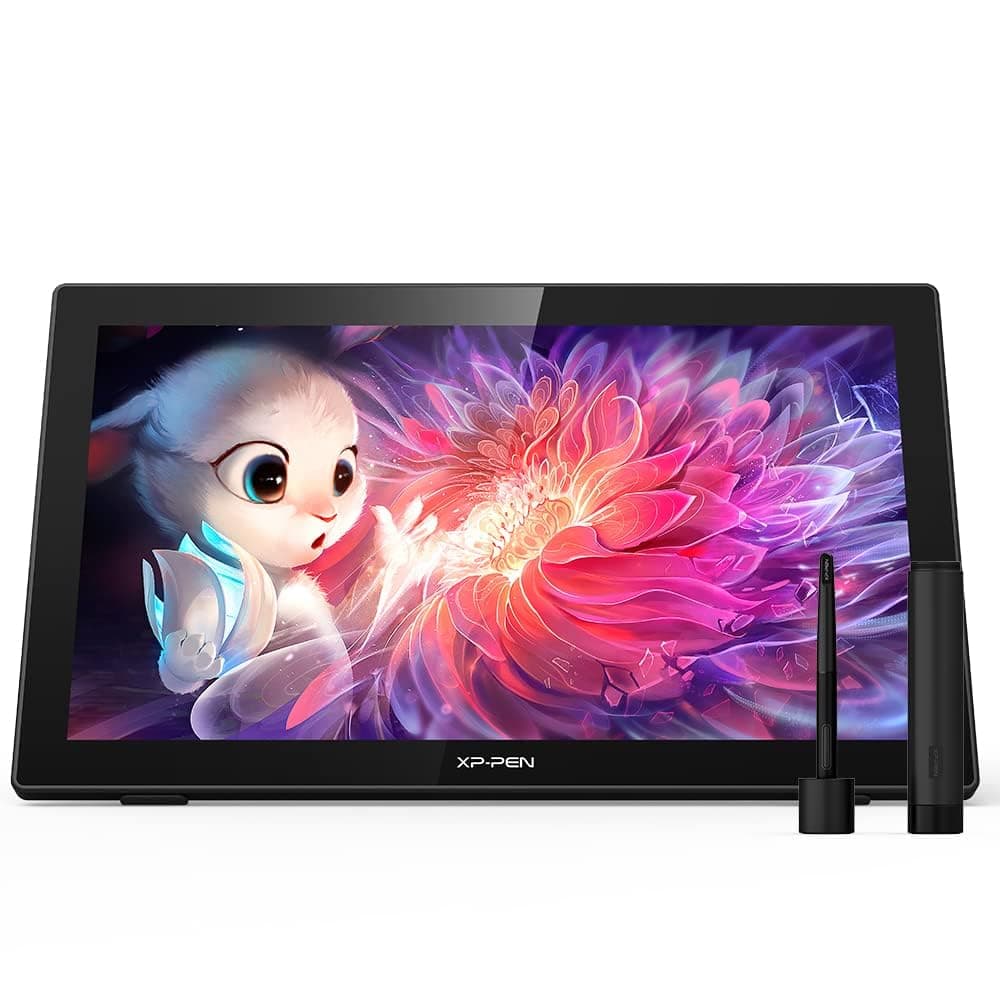 Drawing Tablet with Screen XPPen Artist 22 2nd Graphics Tablet Monitor 122% sRGB with Tilt Function Battery-Free Stylus Adjustable Stand, 21.5inch Pen Display Compatible with Windows PC, Mac, Linux