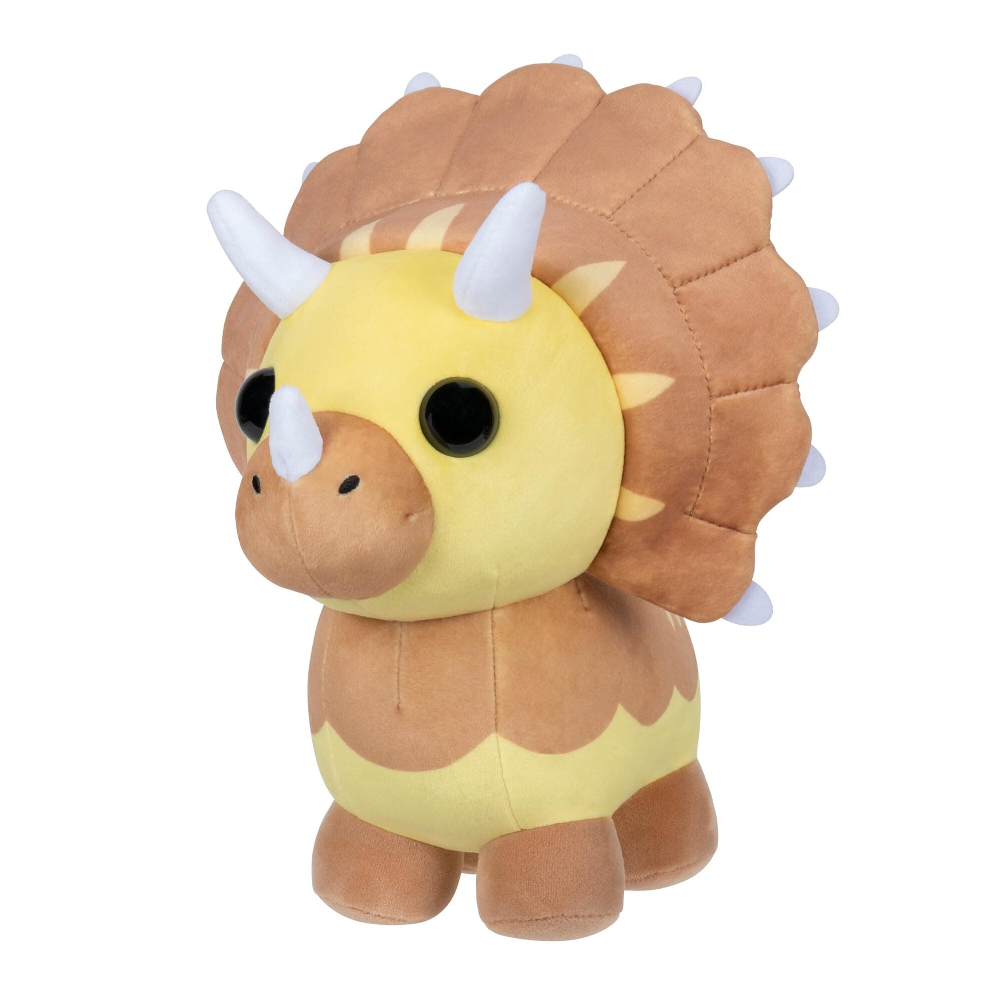 Adopt Me! AME0101-20 cm Plush - Triceratops Official Plush with Game Code