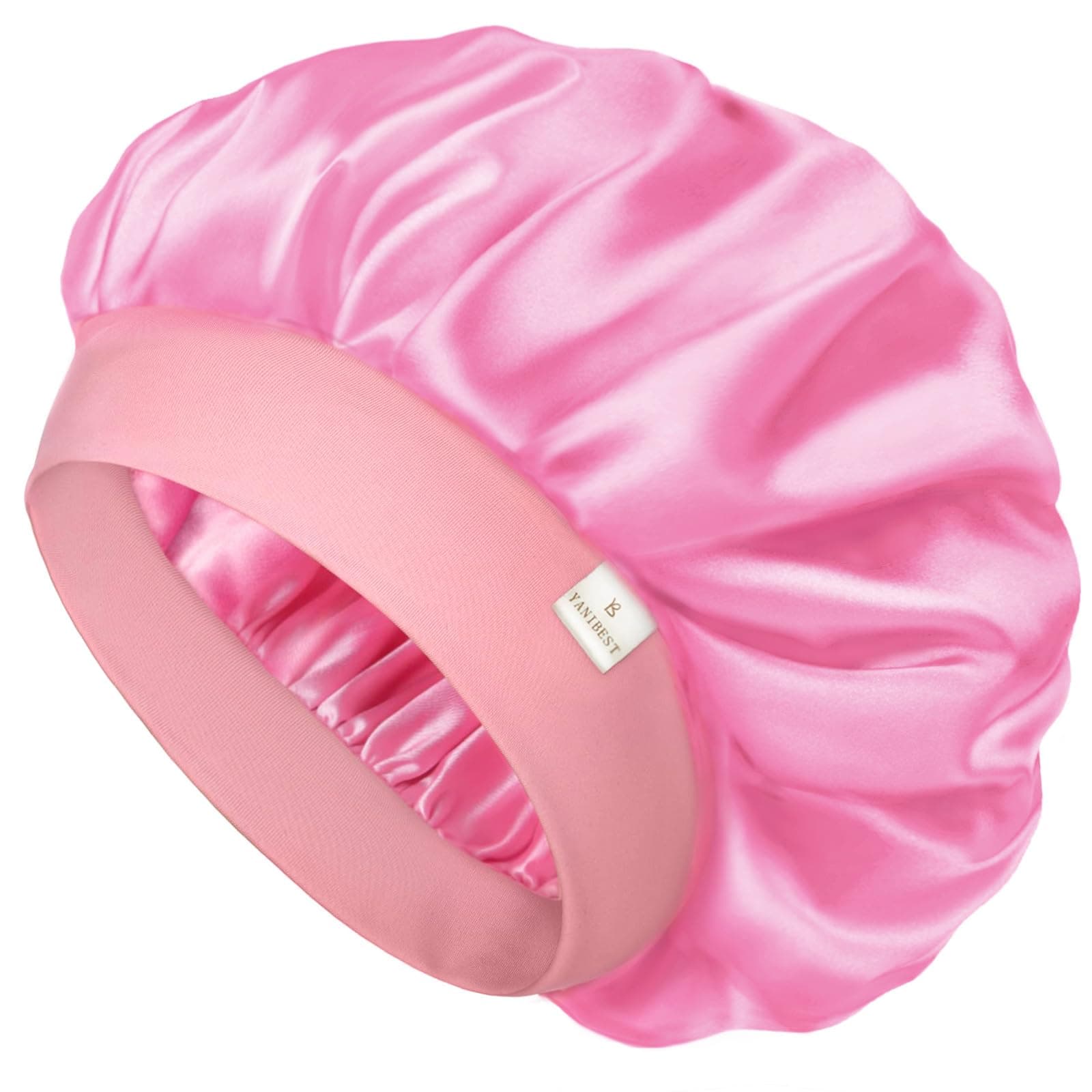 YANIBEST Satin Bonnet for Men Double Layer Hair Bonnet for Sleeping