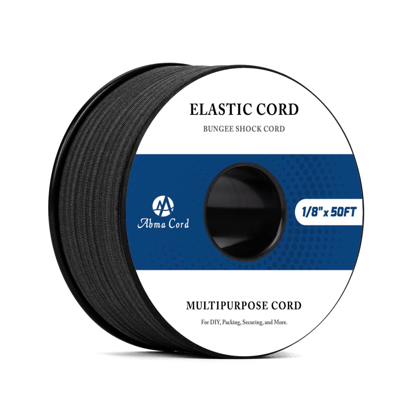 Abma Cord Bungee Cord 1/8in x 50ft Elastic Shock Cord Bungee Rope