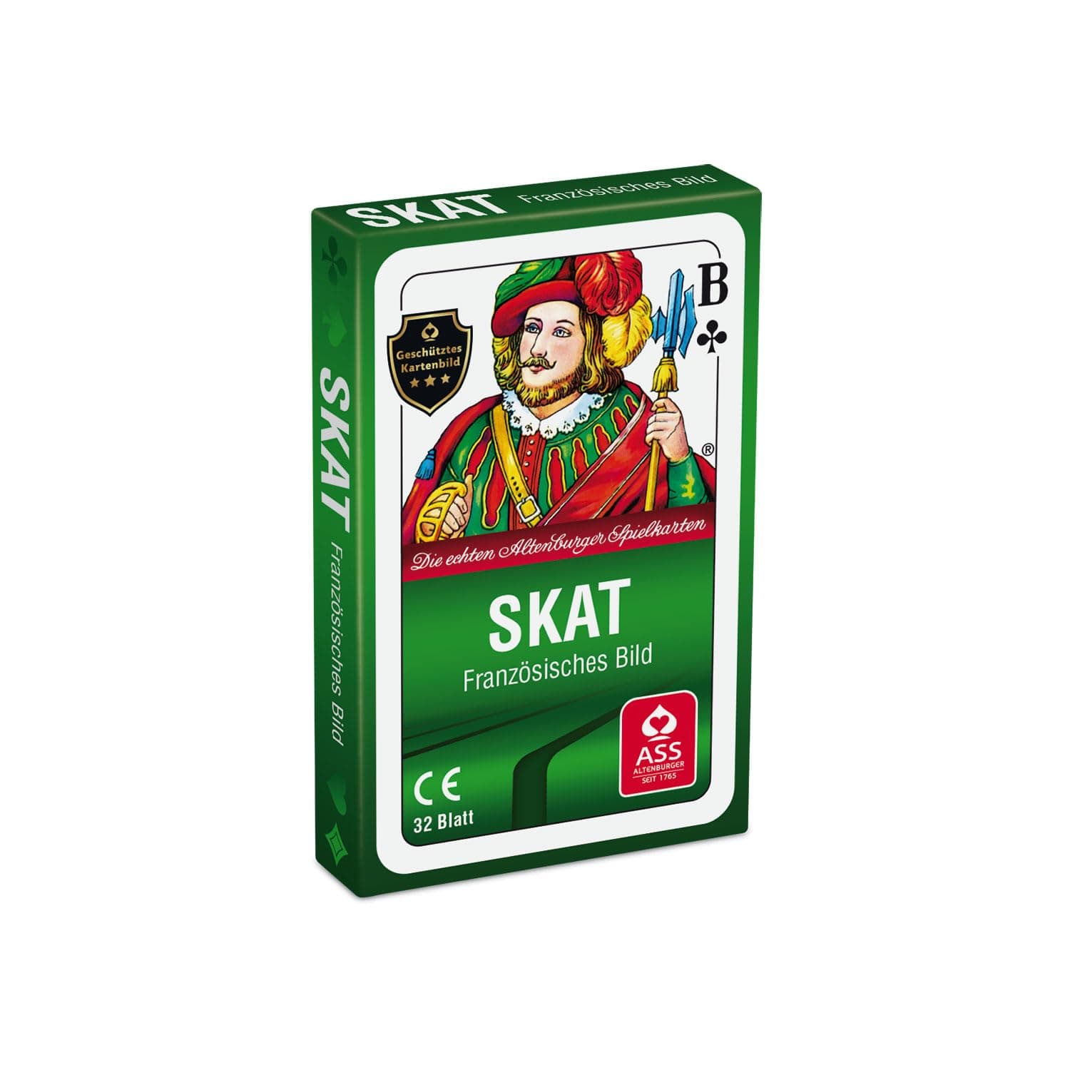 ASS 22570000 Skat-French Picture in Folding Box White