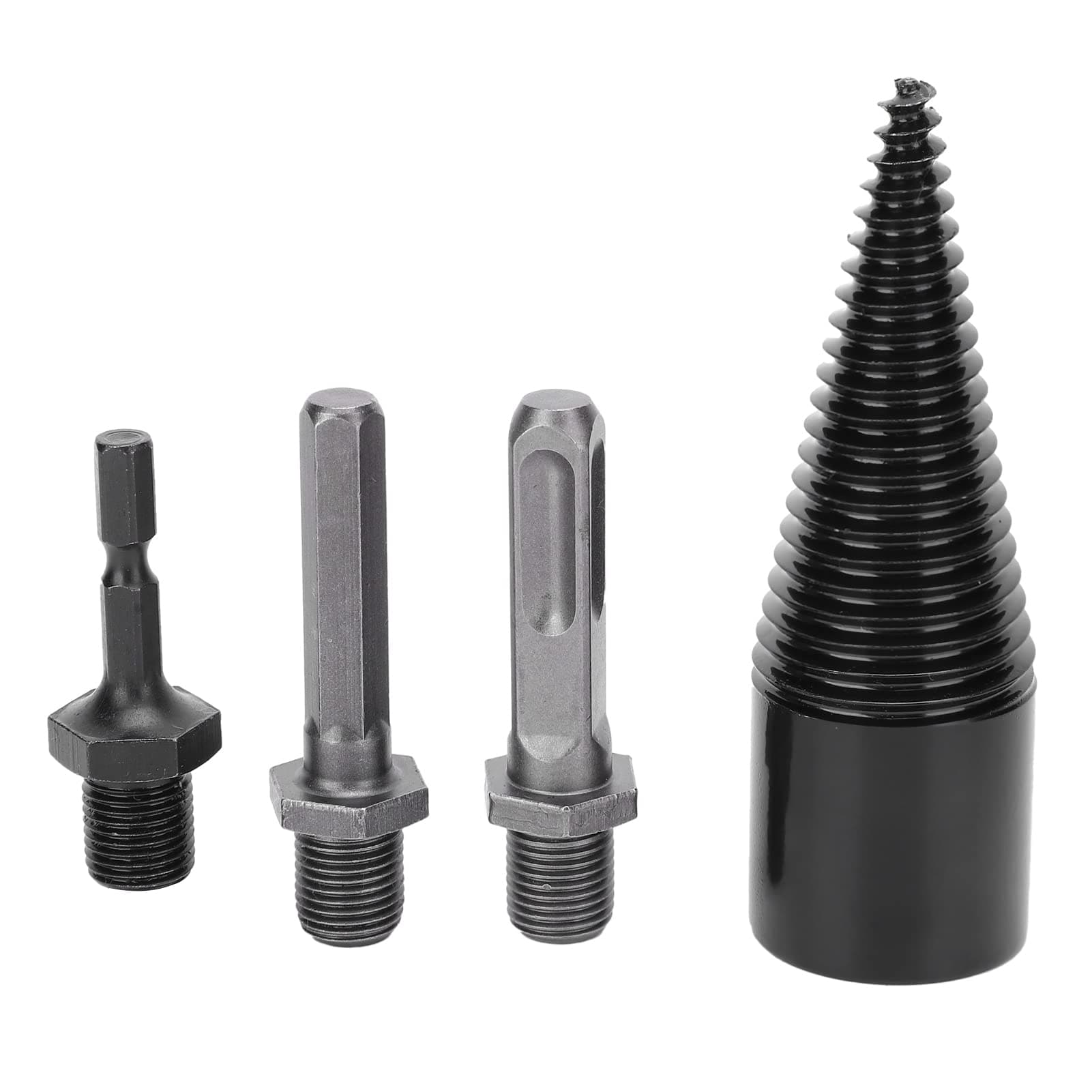 Firewood Splitter Machine Drill Bits Woodworking Tools with Round Square Hex Shank 32mm Cone Reamer Punch Split Drilling Tools