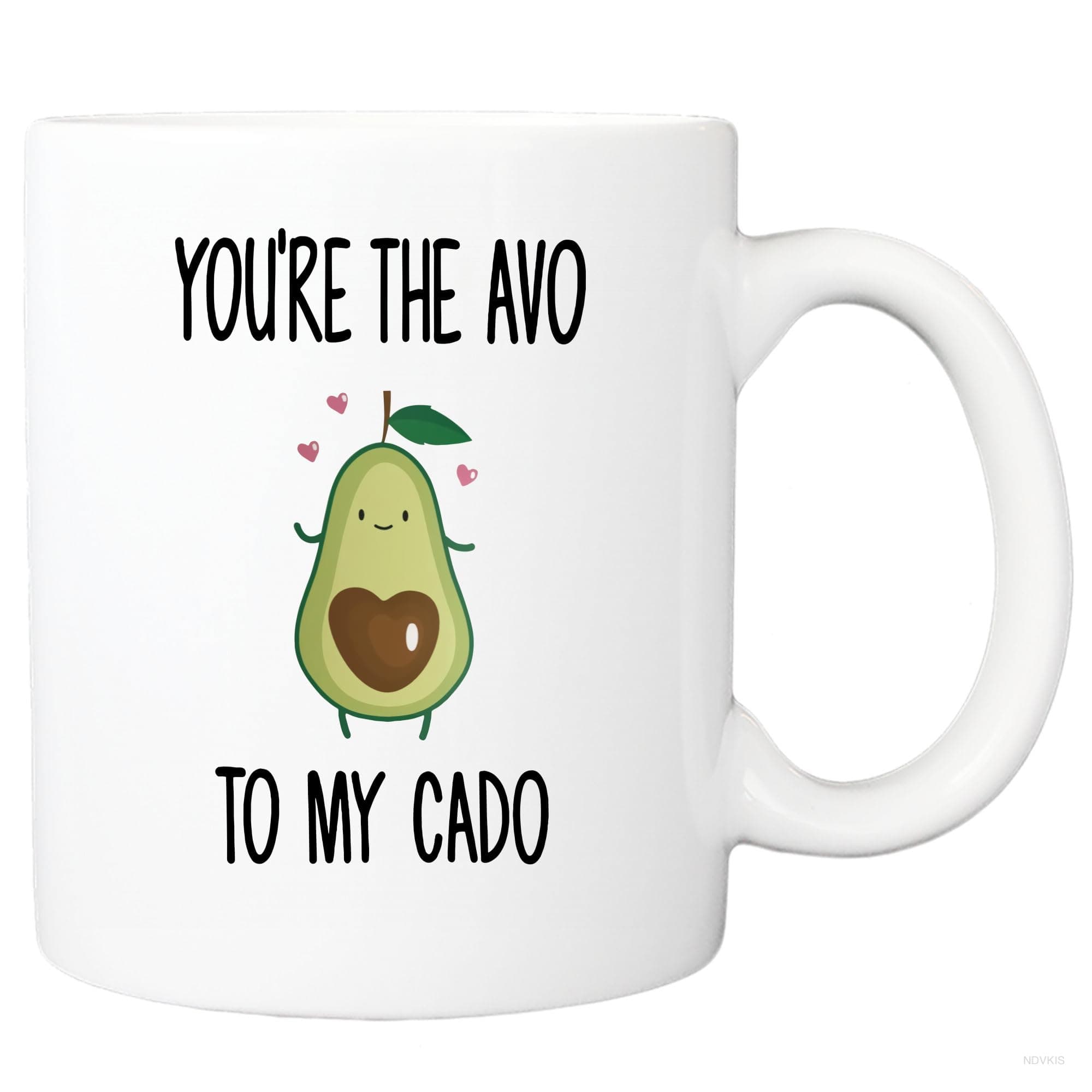 NDVKIS You're the Avo to My Cado Mug, Gift for Avocado Lovers, Avocado Mug, Avocado Gift