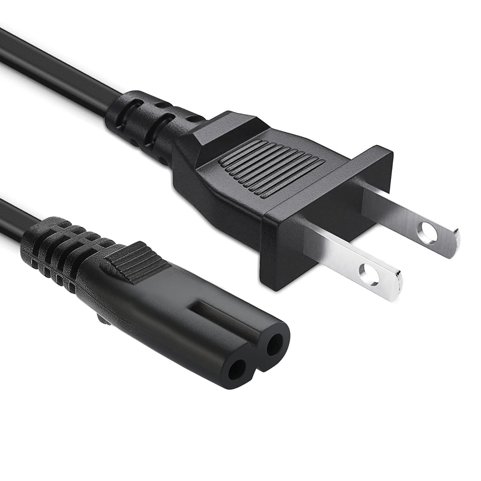 10FT 2 Prong AC Power Cord for TV