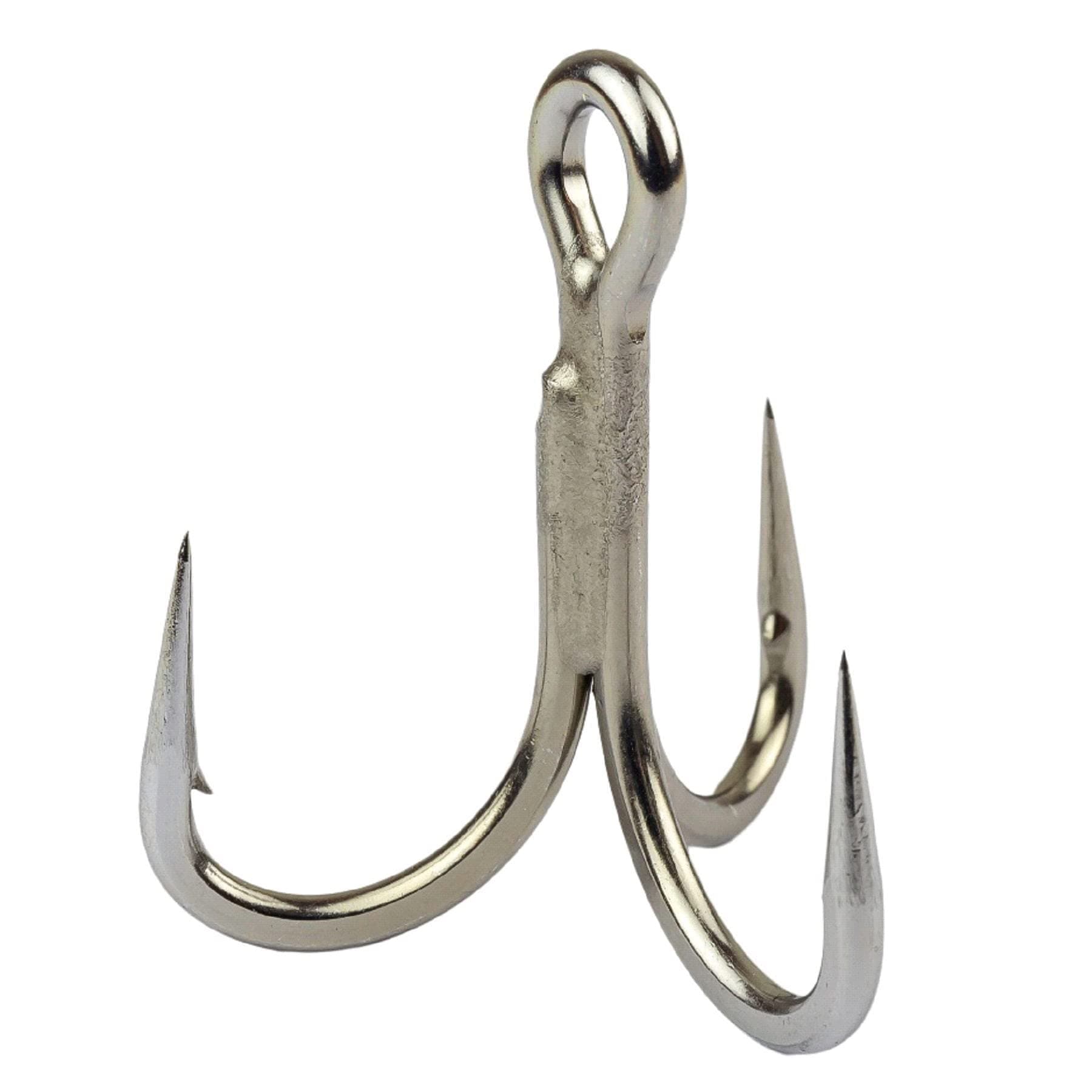 Mustad JL74NP Jolock Inline Treble Hooks, 4X Strong #4 (Pack of 6)