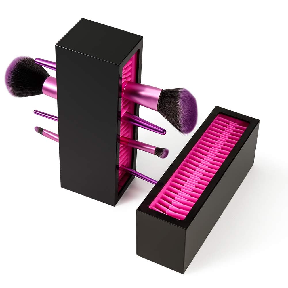 DUcare Makeup Brush Storage Holder Organizer Silicone Air Drying