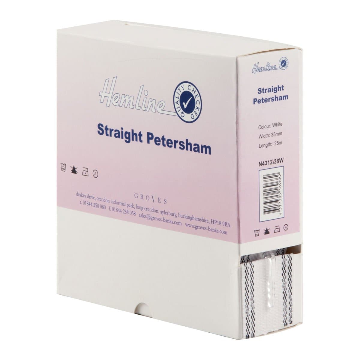 Petersham Straight for Pants and Skirts Low Waist 25mx25mm