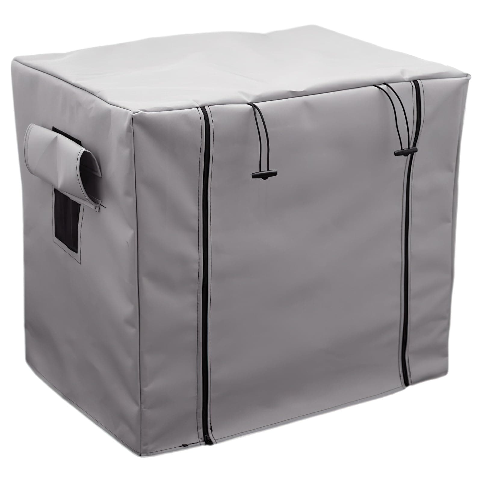 apott Dog Crate Cover Waterpoof Grey Pet Kennel Covers for Puppy Cat Indoor Outdoor Fit for 1 Door Wire Crate, 24.02x16.14x20.47 Inch
