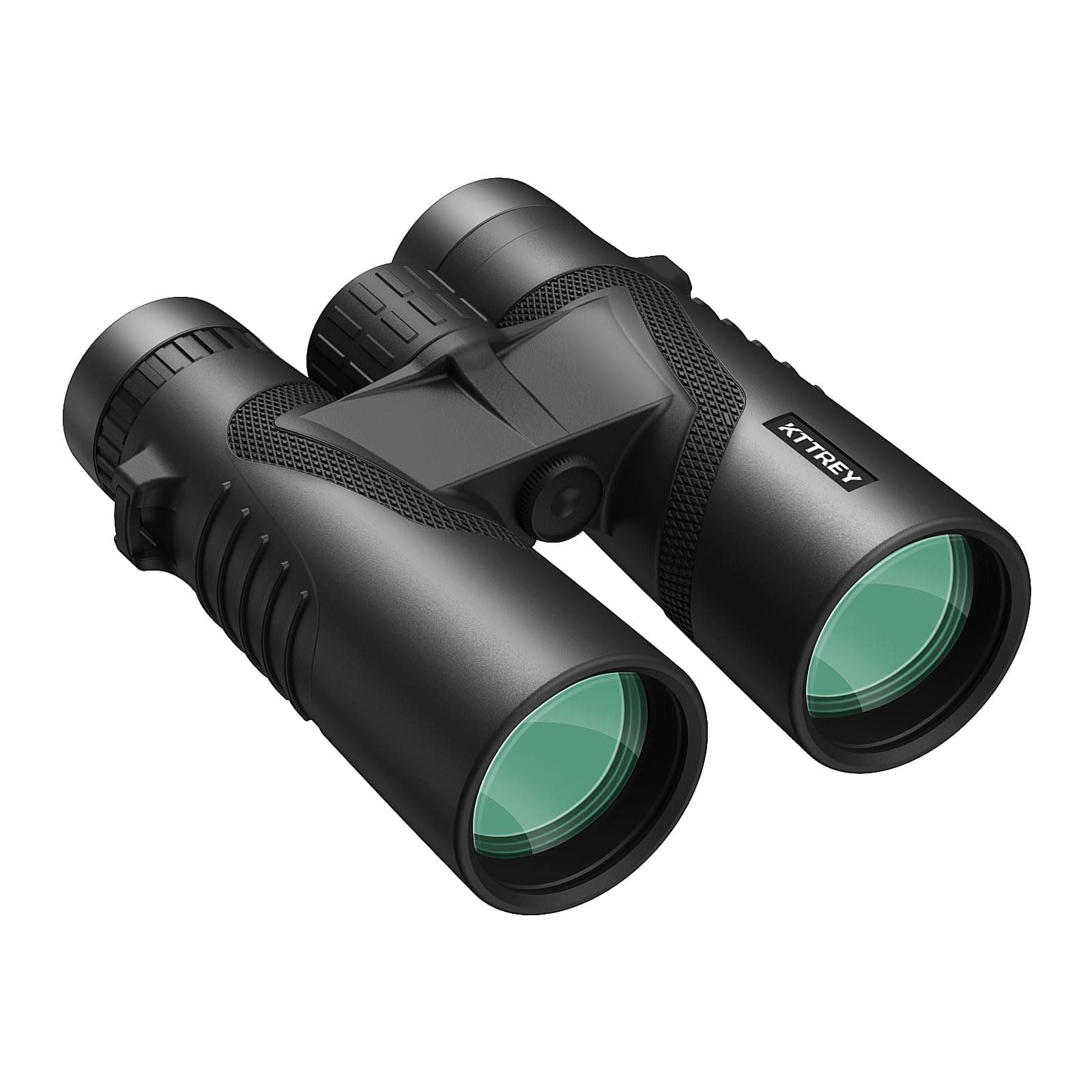 KTTREY 10x42 Binoculars with BAK4 Prism & FMC Coating - Waterproof Bird Watching Binoculars for Adults, Clear Daylight Vision for Hiking, Travel, Sports Events & Wildlife Observation