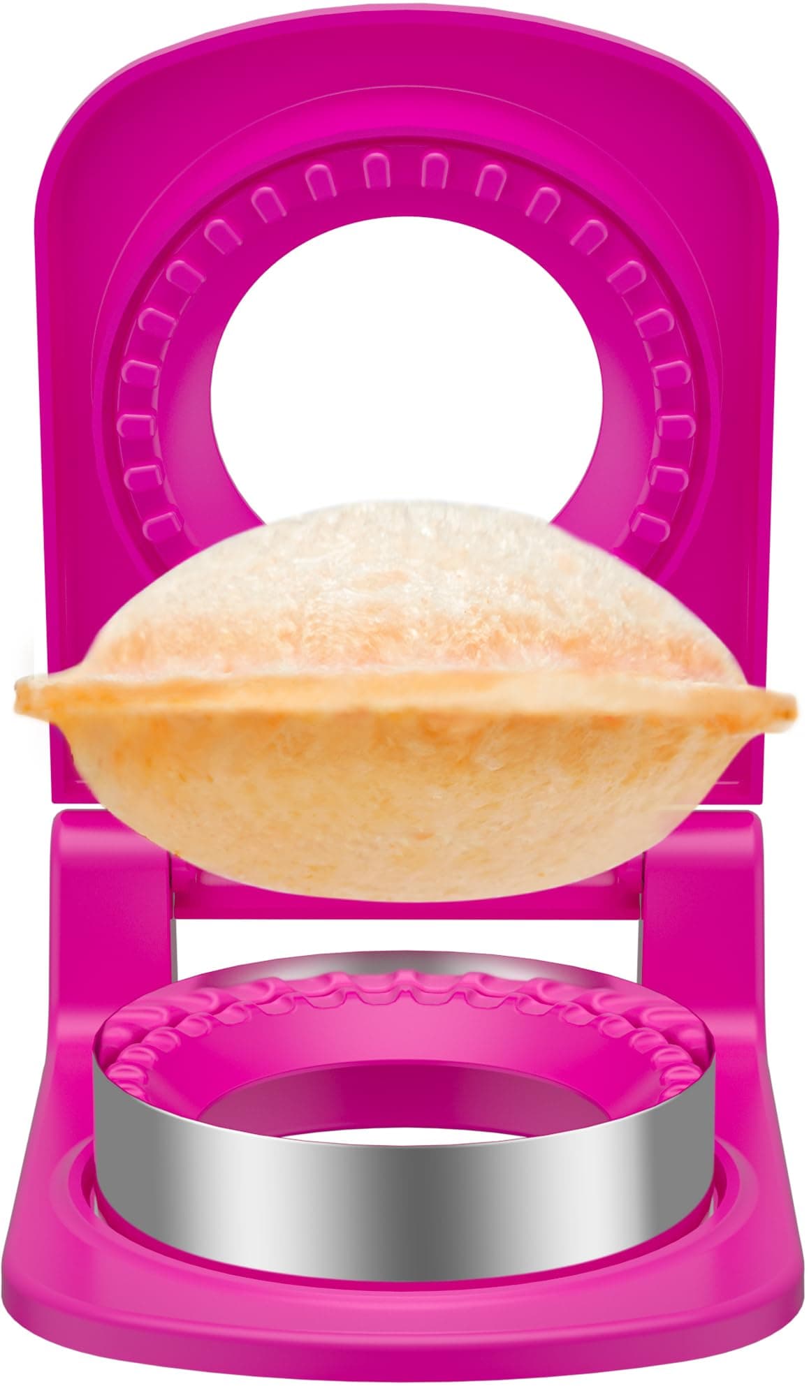 HiYZ Sandwich Cutter and Sealer - Stainless Steel Decruster Sandwich Maker - Peanut Butter and Jelly Crustless Sandwich Bread Pancake Maker Cookie Cutter for Kids