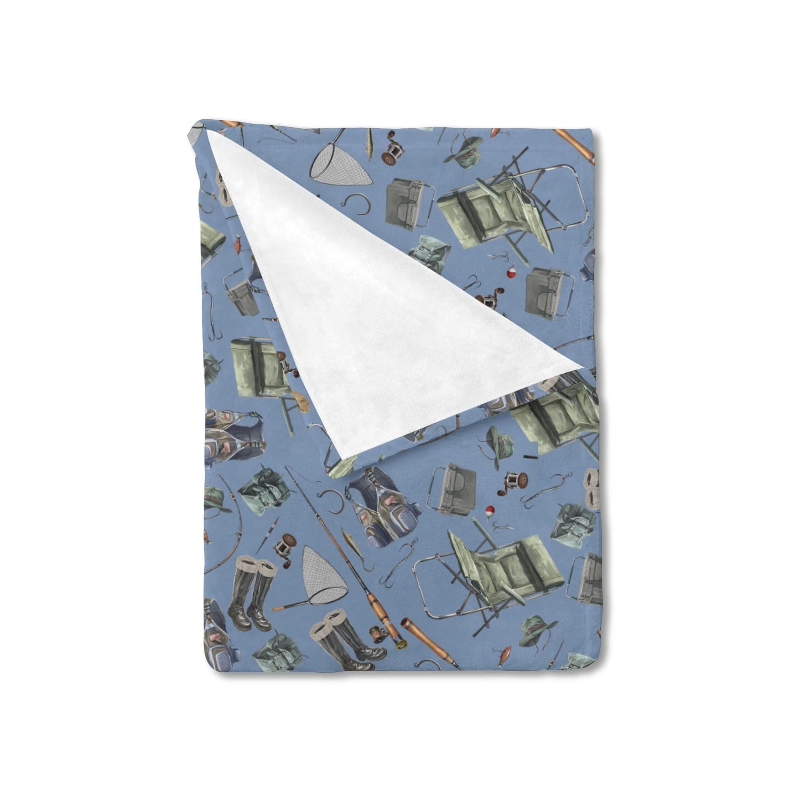 Fishing Baby Blanket for Boys Fishing Lovers Gift Flannel Soft Swaddle Blanket Fishing Nursery Bedding Blankets Lightweight Receiving Blankets Daycare Toddler Nursery Crib Throw Blanket 30x40