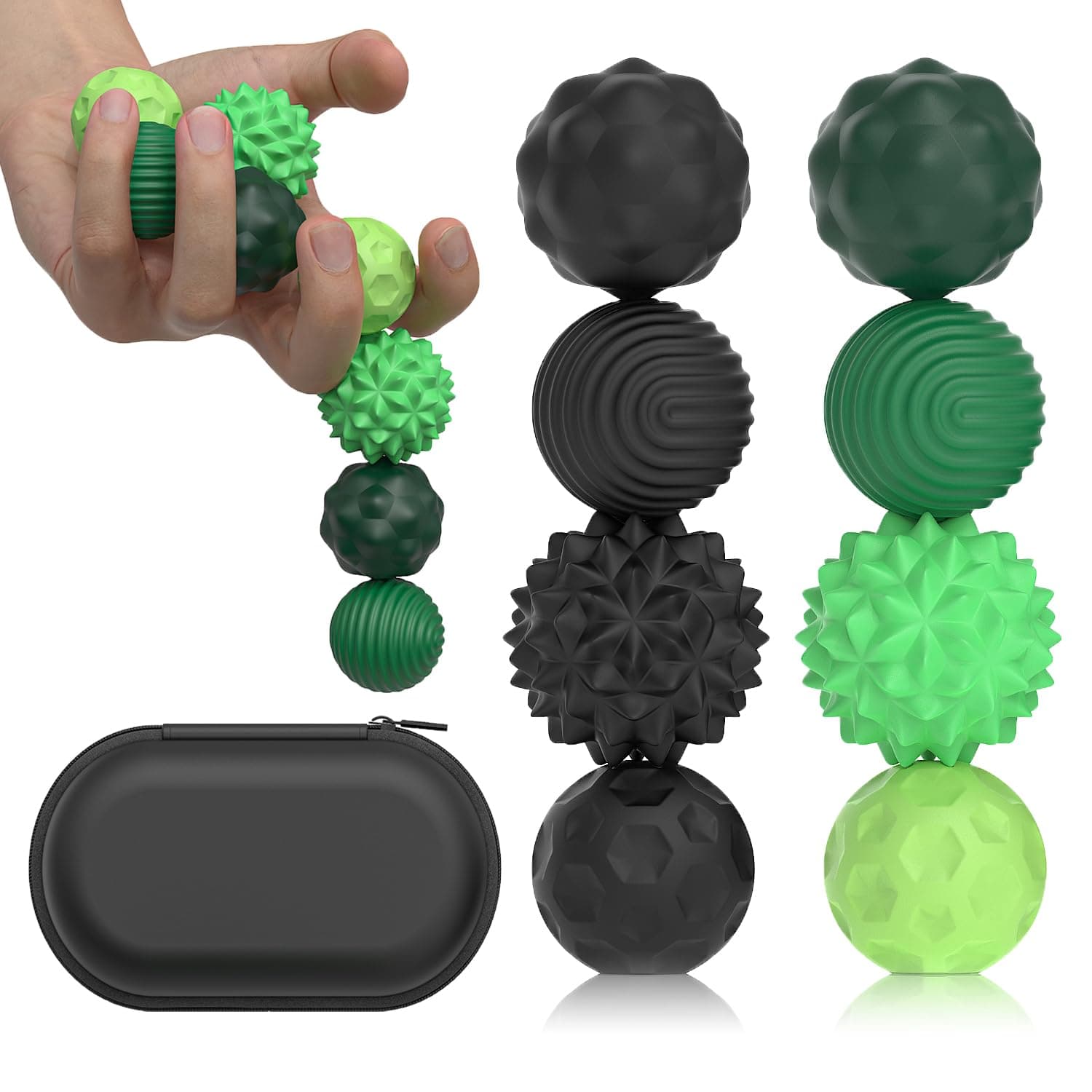 Magnetic Fidget Balls for Adults & Teens, Quiet Fidget Toys for Office Desk