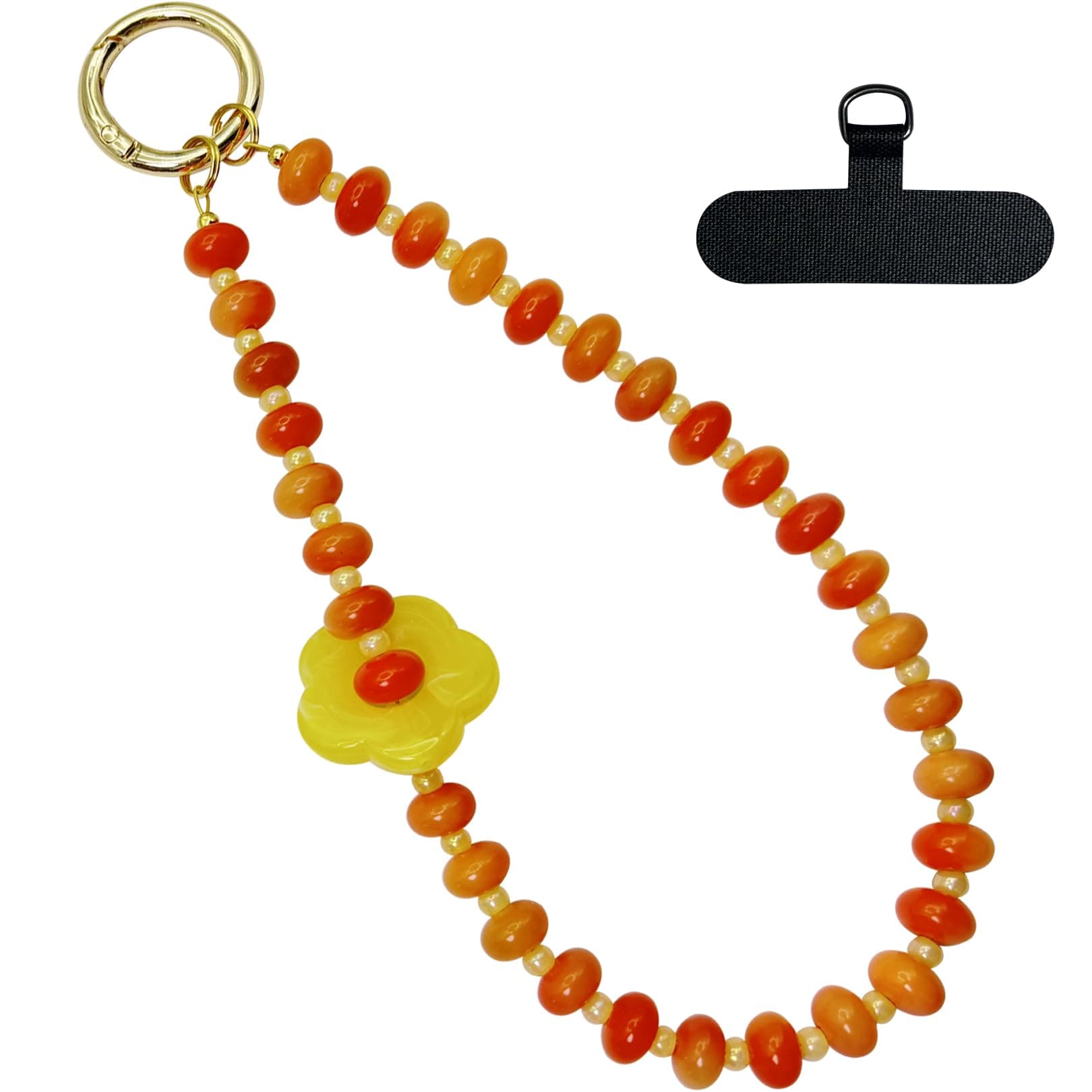 LILIPINGQI Hand-woven phone charms, phone lanyards, high-strength cords, hands-free wristbands, women's wristbands