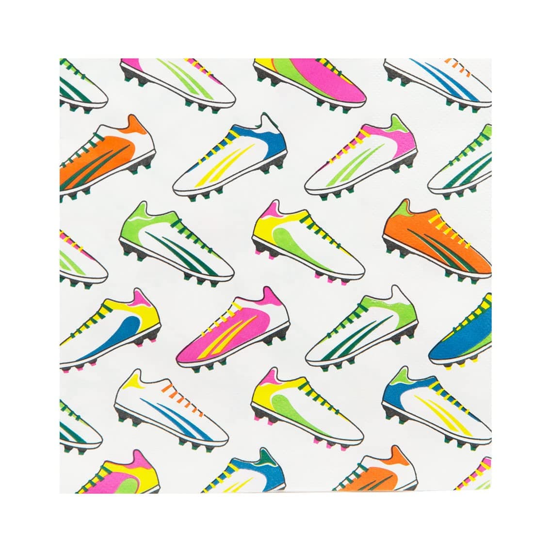 Talking Tables 20 x Soccer Paper Napkins 13 Inch Disposable Football Party Serviettes Kids Birthday World Cup Sports Themed Tableware