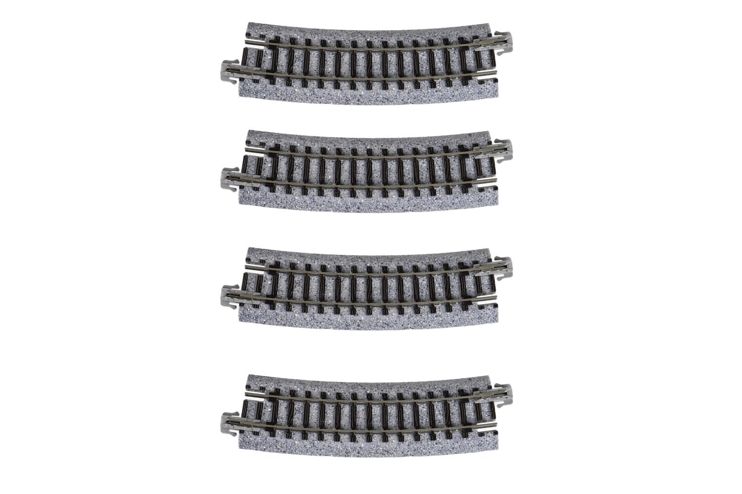 Kato N 315mm 12-3/8" Radius Curve 15-Degree (4) Track