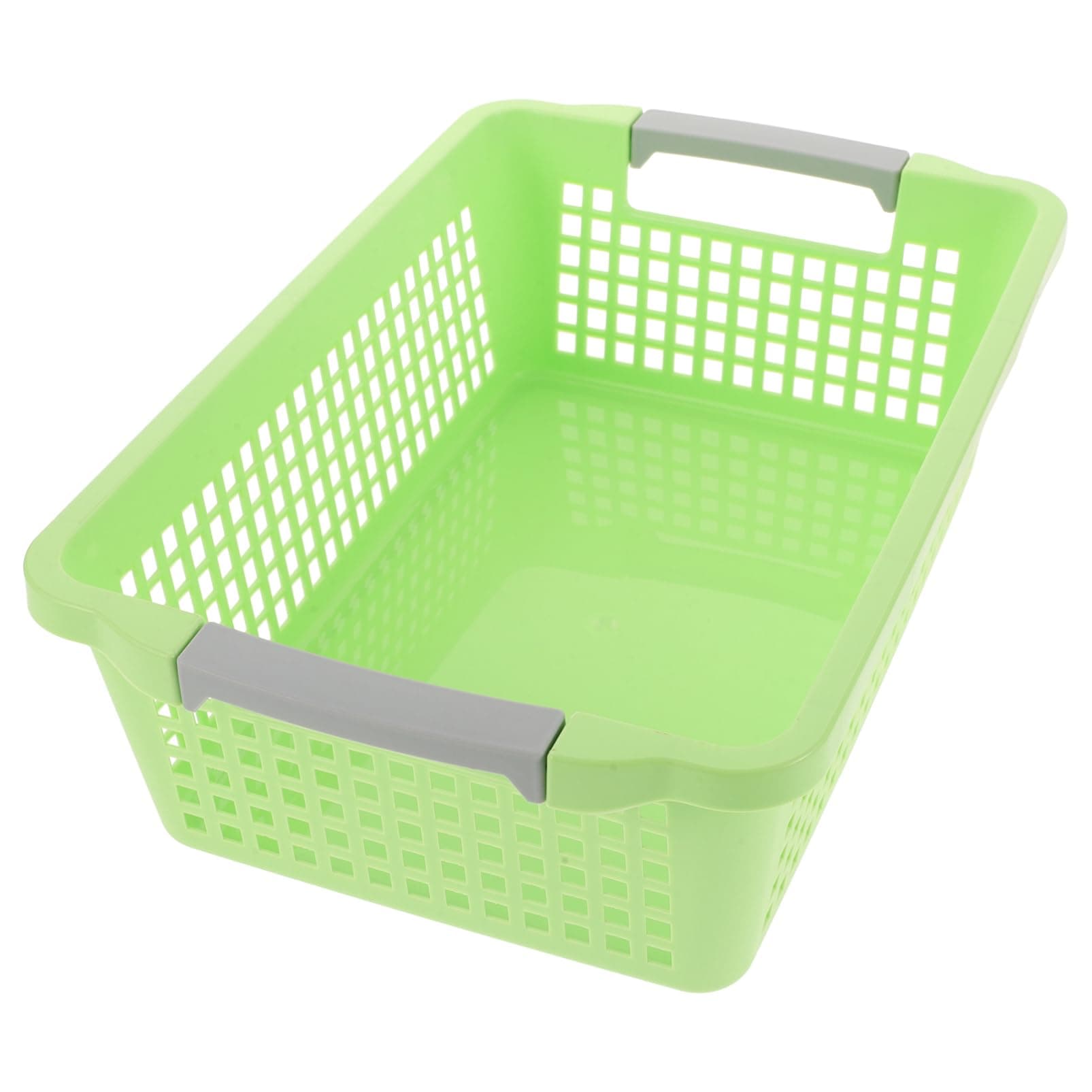 FUNNETOYU Toy Storage Basket Plastic Organizer Bin for Toys Kindergarten Use Collapsible Sundries Holder for Playroom and Nursery