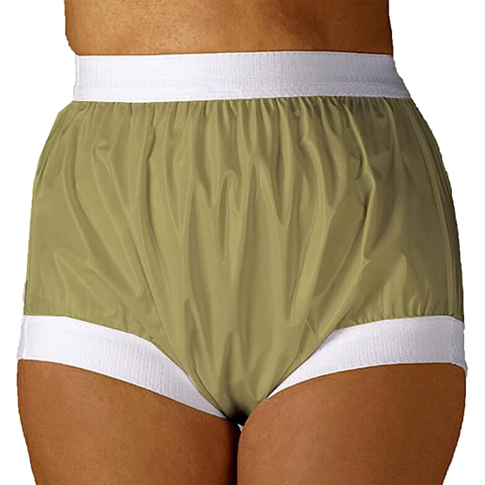 Plastic Pants for Adults with Incontinence,Adult Incontinence Pants，Plastic Diapers Covers,Waterproof and Reusable Elderly Diapers, Soft Surface, Waterproof Underwear for Women and Men