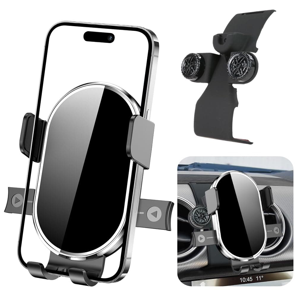 YEGZA Car Phone Holder for Ford Mustang 2016 2017 2018 2019 2020 2021 2022 2023 Auto Accessories Navigation Bracket Interior Decoration Dashboard Cell Mobile Phone Mount Holders case Accessory