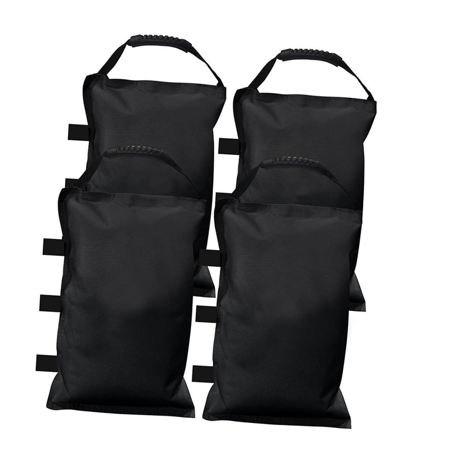 Fogun 4Pcs Canopy Sand Bags Weights for Outdoor Event Picnics Market Stall Windproof Tent Sunshades Fixed Zippers Top Sand for Canopy Legs
