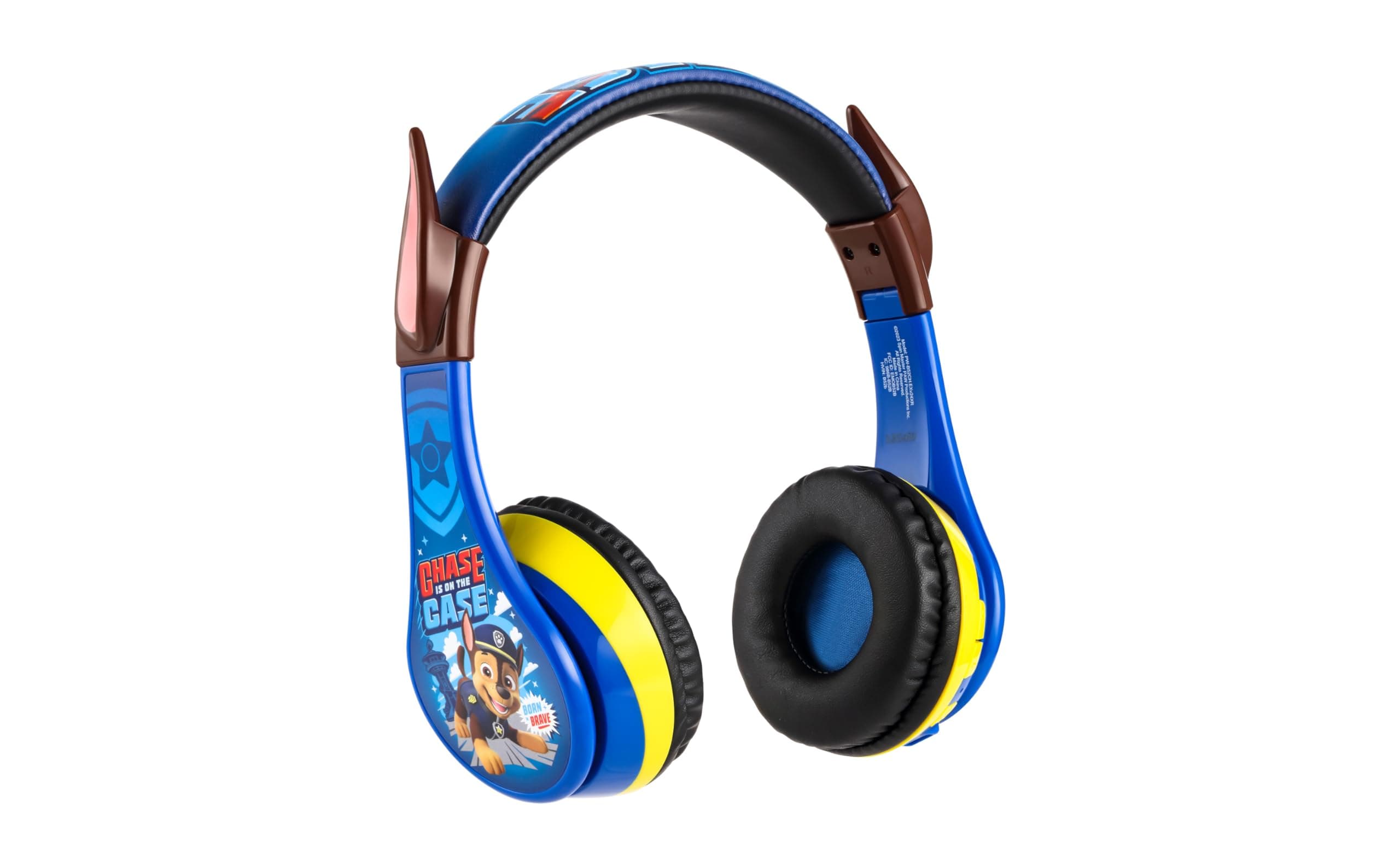 eKids Paw Patrol Bluetooth-Kopfhörer für Kinder, kabellose Kopfhörer mit Mikrofon, INKL. Aux-Kabel, faltbarer Kinderkopfhörer mit Lautstärkeregelung für Schule, Zuhause Oder