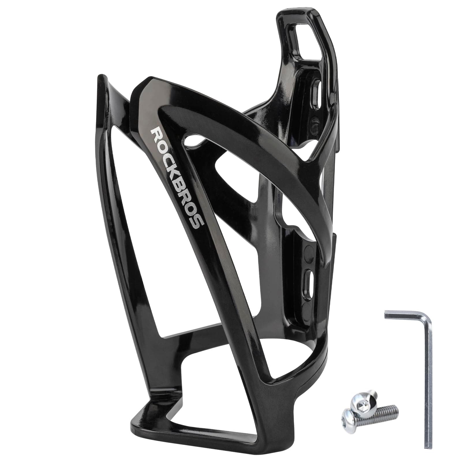 ROCKBROS Ultra-Light Bike Water Bottle Holder, Bicycle Bottle Cage with Mounting Screws and Tool, Universal Cycling Cup Rack for Road and MTB
