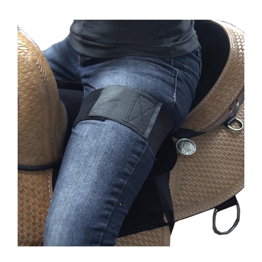 HILASON ANTI SLIP SURE GRIP SADDLE SEAT COVER BARREL TRAIL SHOW RIDE BLACK