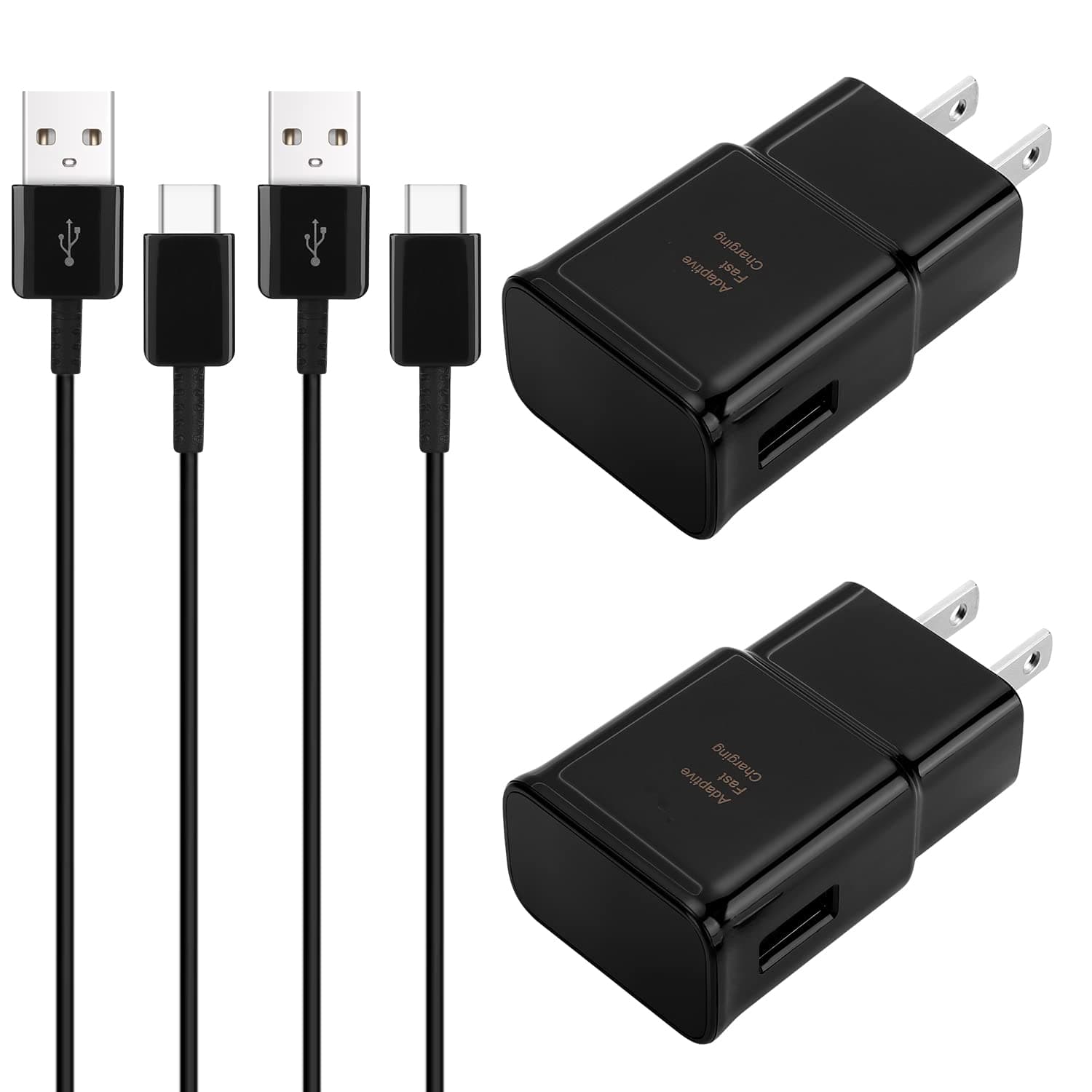 Type C Charger Fast Charging,Android Phone Charger Block with USB C Charger Cable 12Ft for Samsung Galaxy S26/S25/S23/S22/S21/S20/S10/S10 Plus/S10E/S9/S8/S21Ultra/S22+/S22 Ultra/Note 8/9/10/20