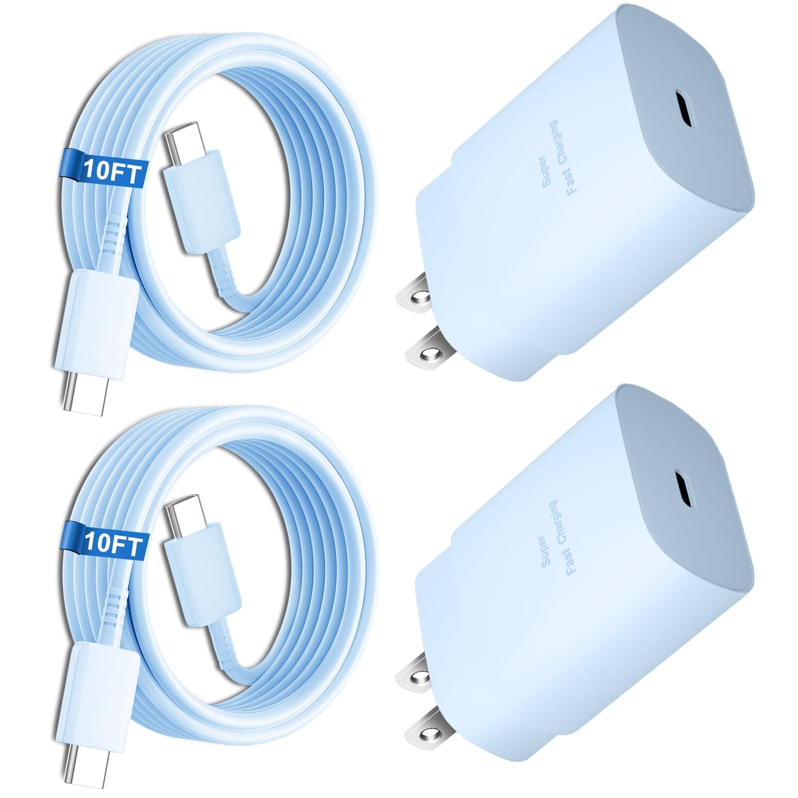 Super Fast Charger USB C,25W Samsung Charger Fast Charging Block Android Phone Charger &12Ft Type C Cable Cord for Samsung Galaxy S26/S25/S25 Ultra/S24/S24+/S24Ultra/S23/S23+/S23Ultra/S22/S22+