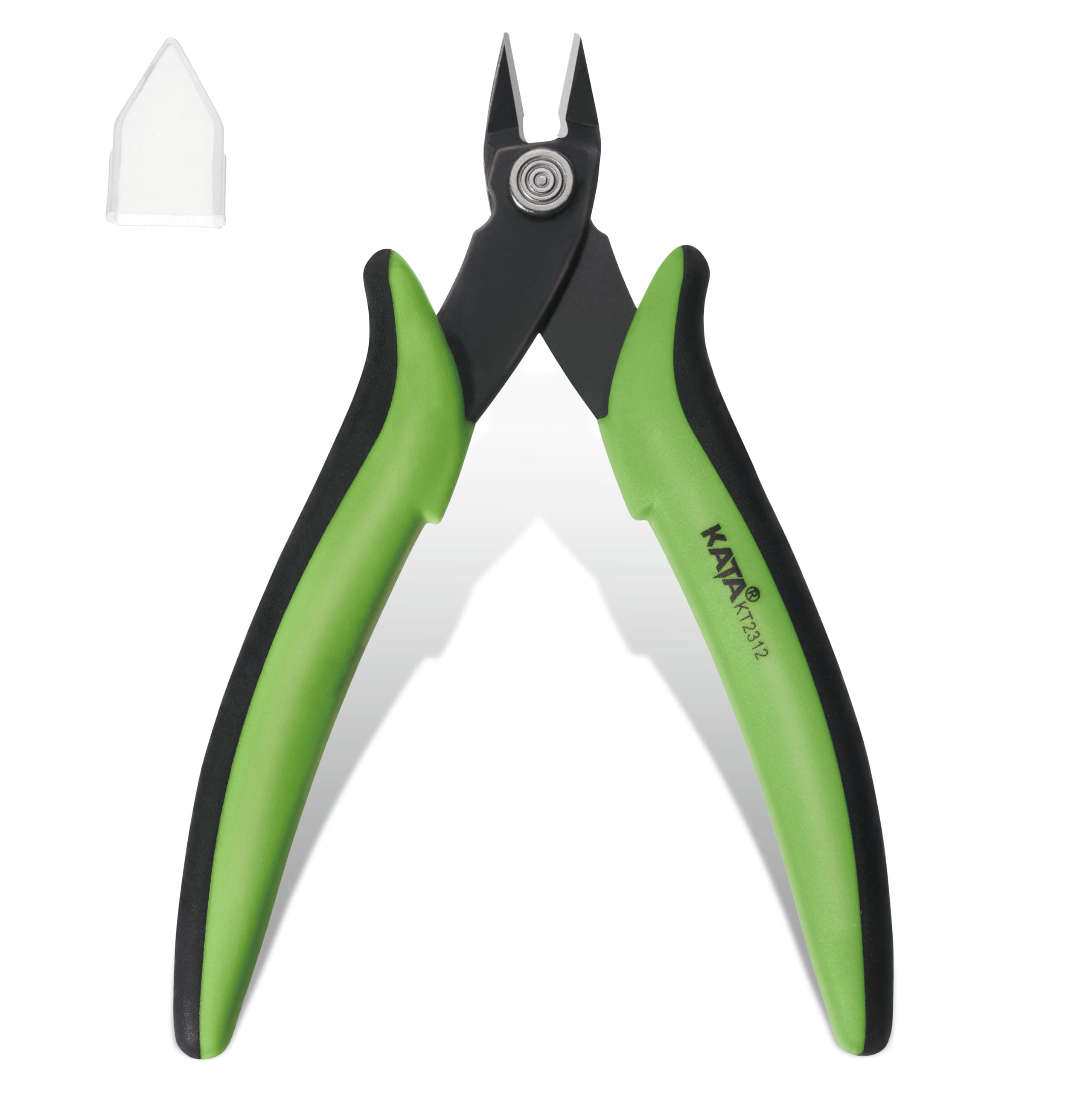 KATA Side Cutters Wire Cutters: 2-Pack 6 Inch Ultra Sharp Flush Cutter Clean Cut Plier - Wire Clippers for Copper Electronics Floral Jewelry Models - Electricians DIY Enthusiasts