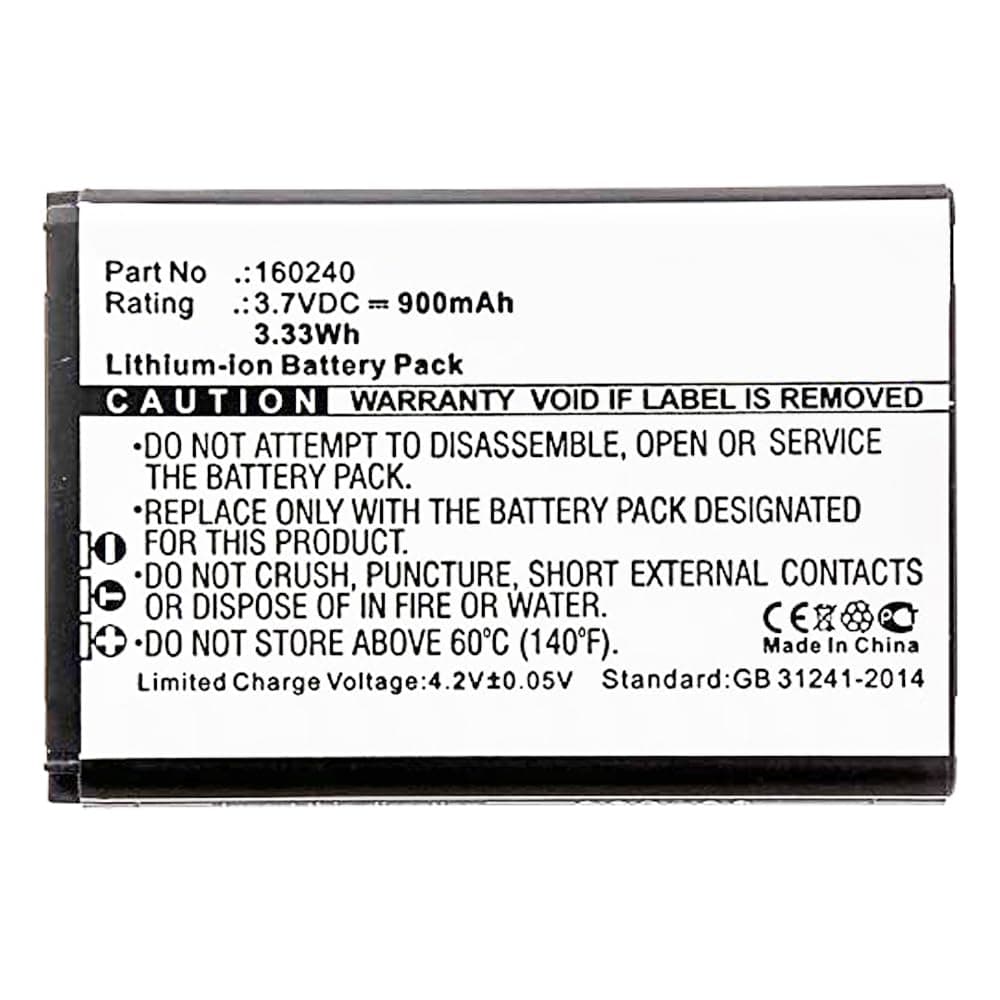 MPF Products 900mAh 160240 Battery Replacement Compatible with SteelSeries Arctis Pro, SteelSeries H, SteelSeries Siberia 800, SteelSeries Siberia 840 Wireless Gaming Headsets