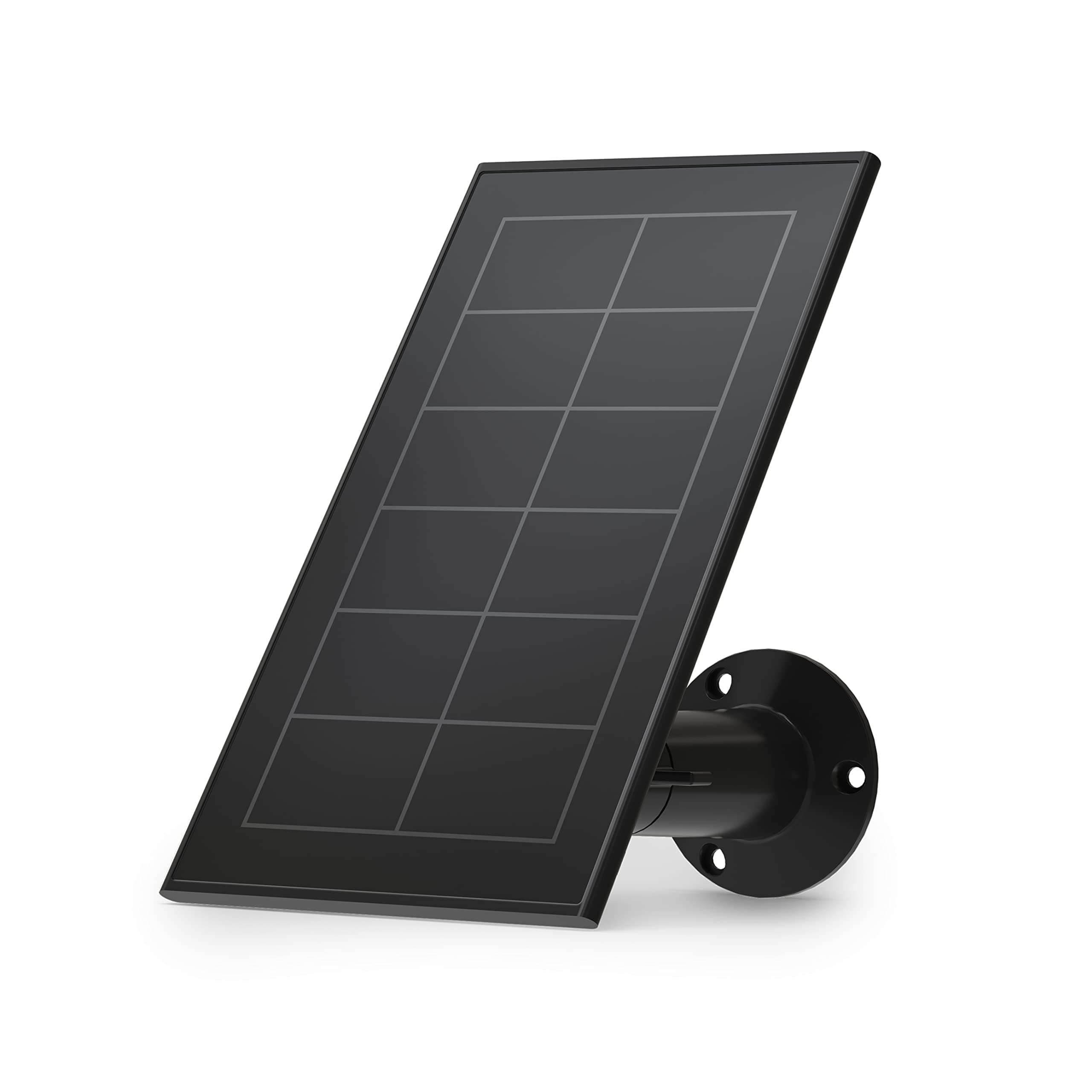 Arlo Certified Accessory, Essential Solar Panel Charger, Accessory, Weather Resistant, 8 ft Power Cable, Adjustable Mount, Designed for Essential 1 Wireless Wi-Fi Camera Range, Black