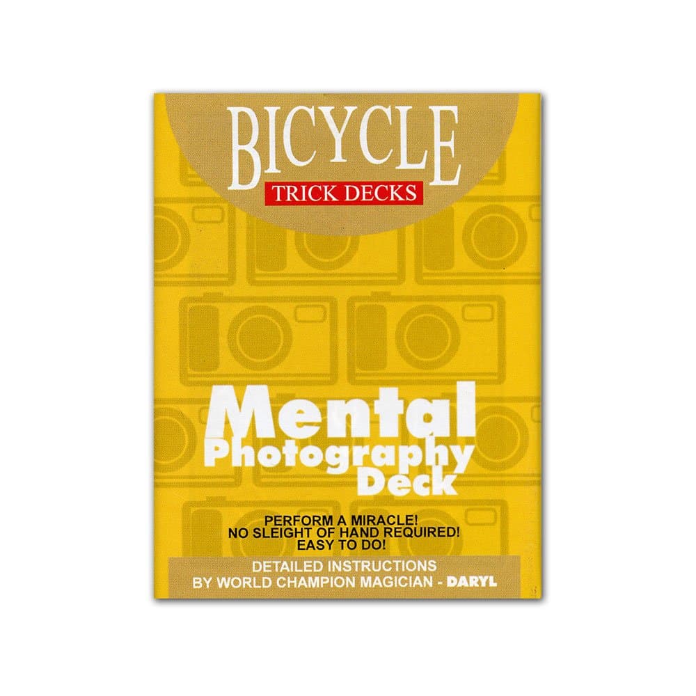 Mental Photo Deck Bicycle (Blue) - Trick