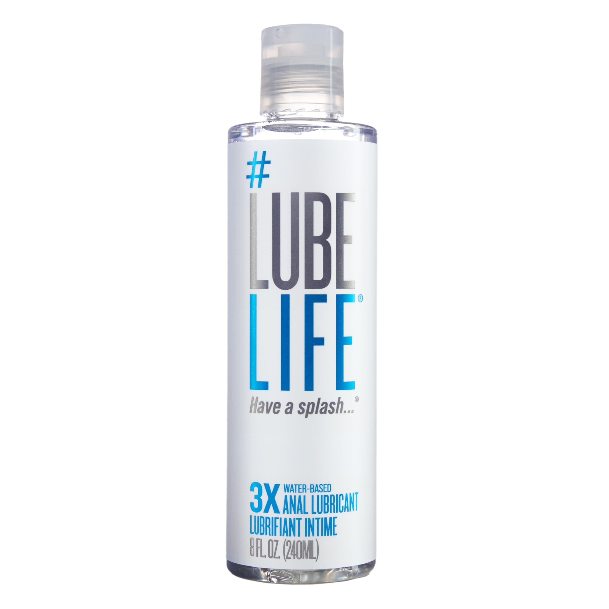 LUBELIFE 3X Anal Lube – Extra Thick Water Based Lube for Men, Women & Couples – Non-Sticky, Toy & Condom Compatible Personal Lubricant, 8 Fl Oz
