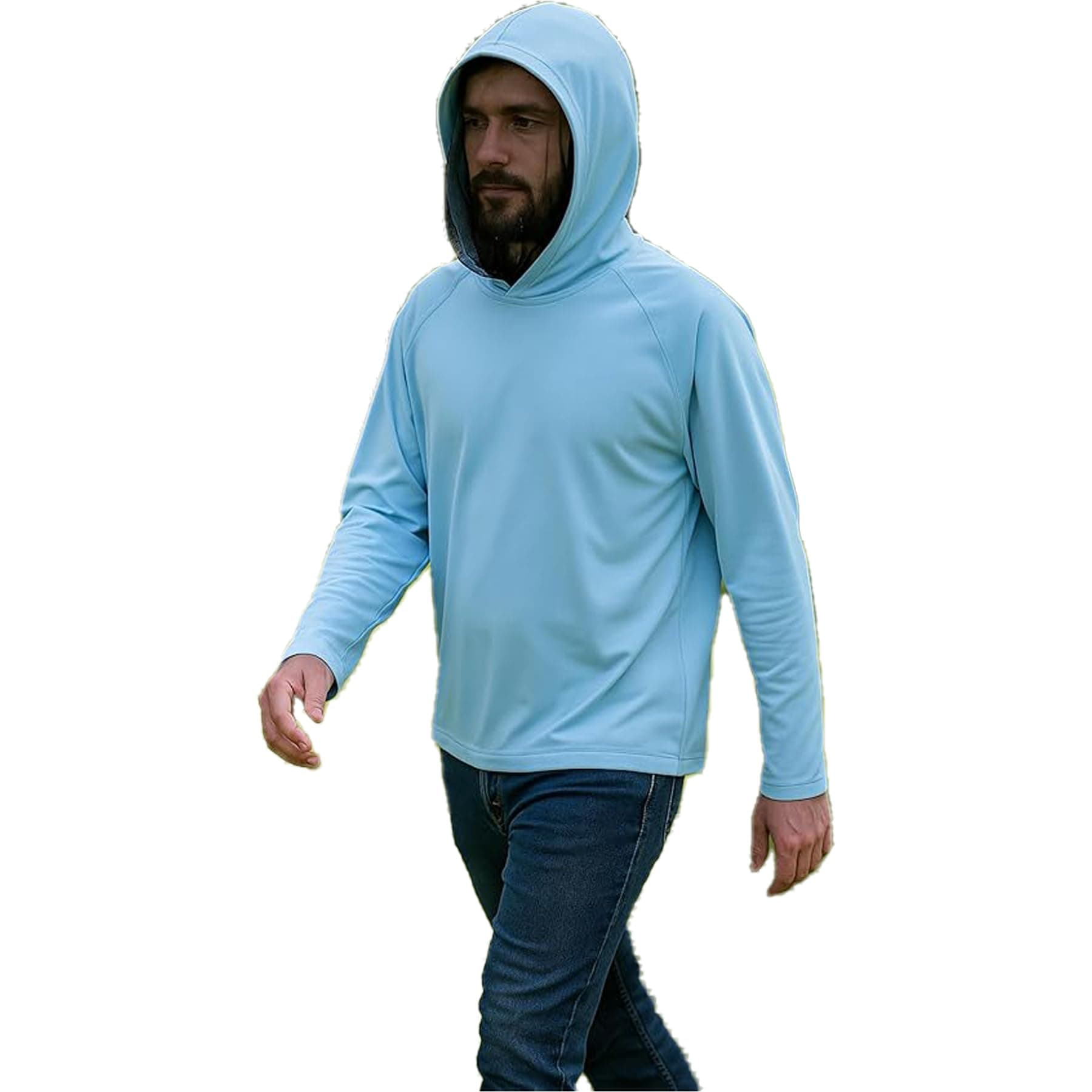2-in-1 Mosquito Suit with Hood for Men and Women, Long Sleeve, Mesh Net Bug Hooded Jacket Outdoor Full Body Protection Mosquito Proof Clothing for Hiking Fishing Hunting