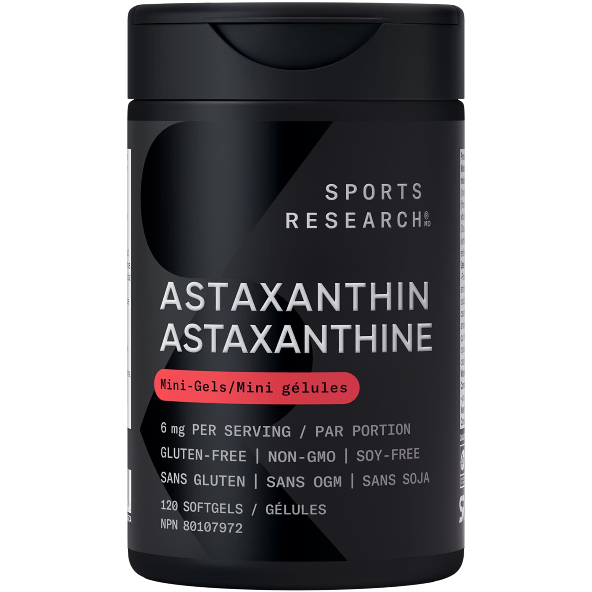 Sports Research® Icelandic Astaxanthin 6mg w/Coconut Oil - 120 Count
