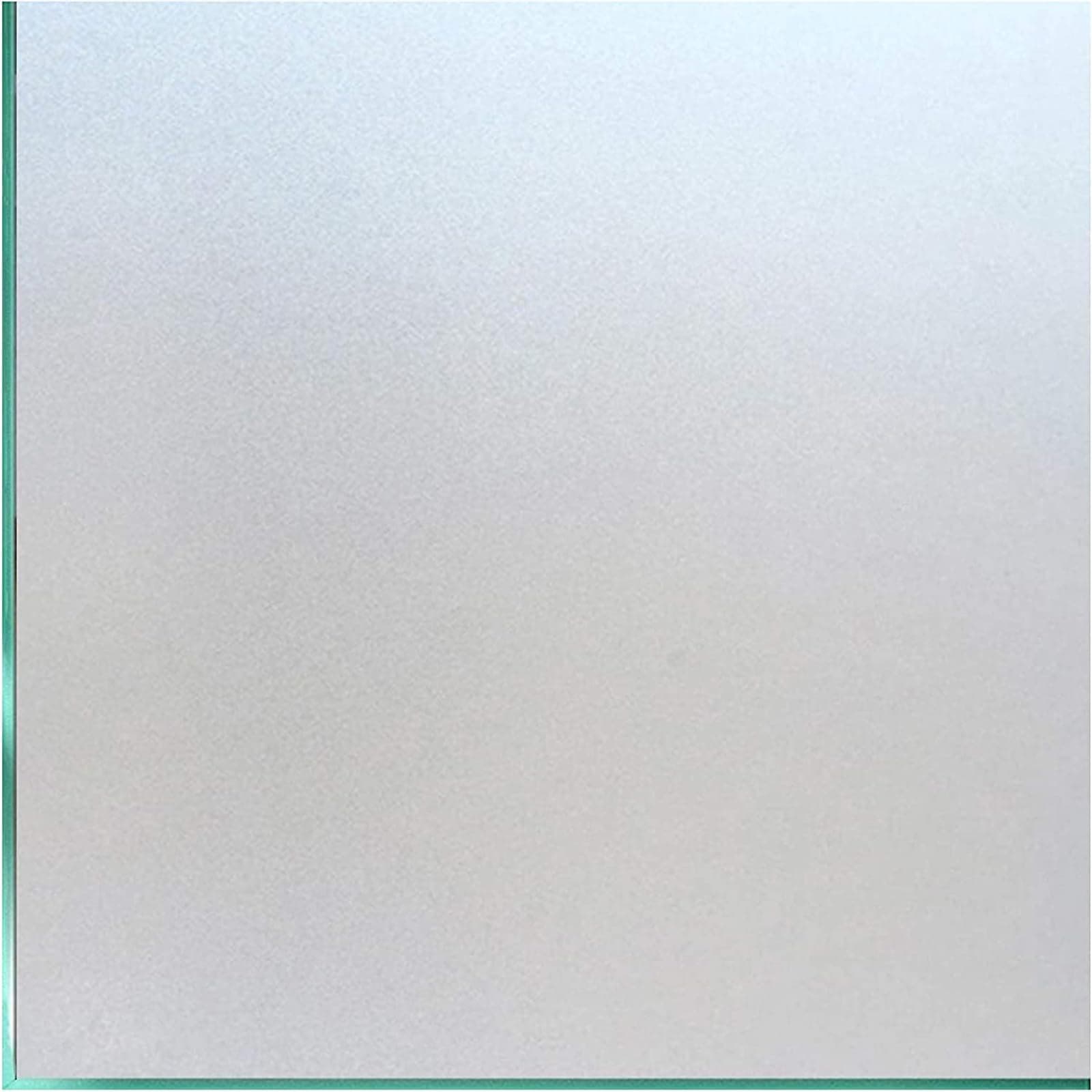 Coavas Frosted Glass Window Privacy Film Day and Night, Static Cling No Glue, Anti-Glare Heat Blocking, Renter-Friendly Removable Decorative Covering for Home Bathroom Bedroom, 45.2 x 314.9 Inch, Pure