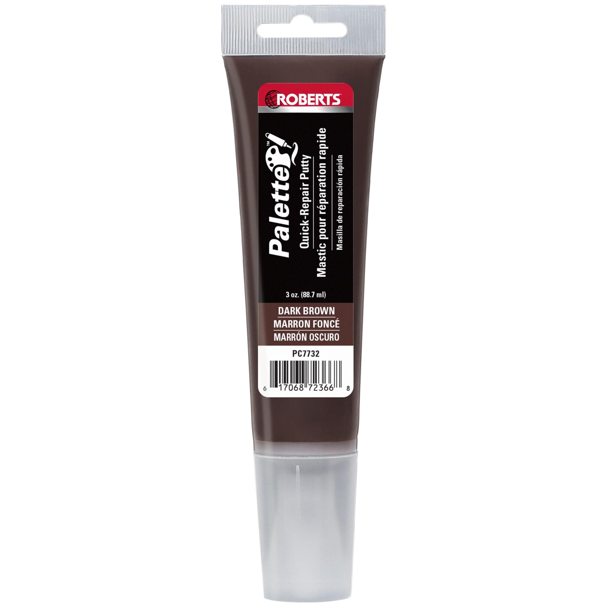 Roberts PC7732 Palette Quick-Repair Putty for Wood, Laminate & Vinyl - Dark Brown