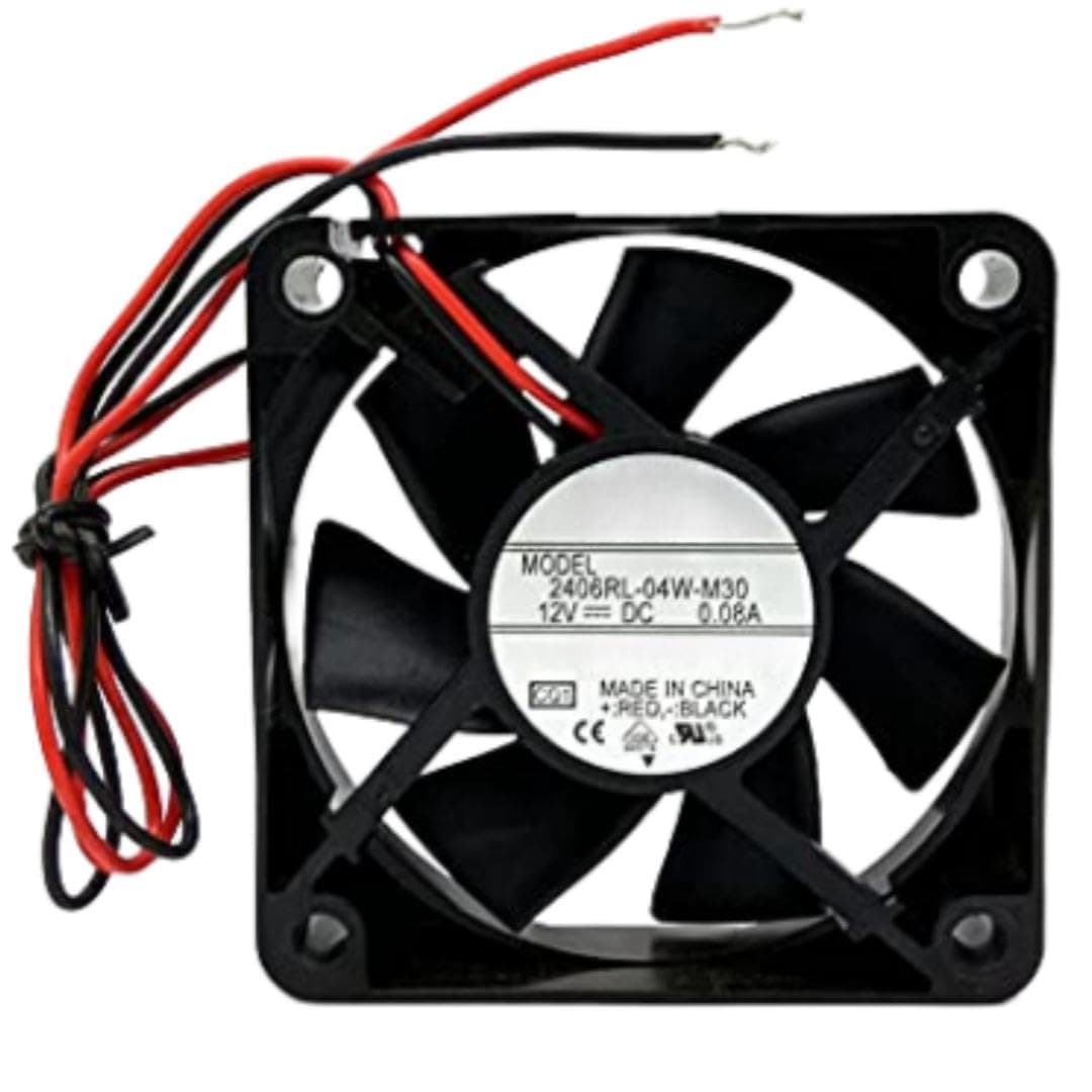 2406RL-04W-M30 Fan 6CM for 12V 0.08A 6015 60X60X15MM 2-Wire Cooling Fan