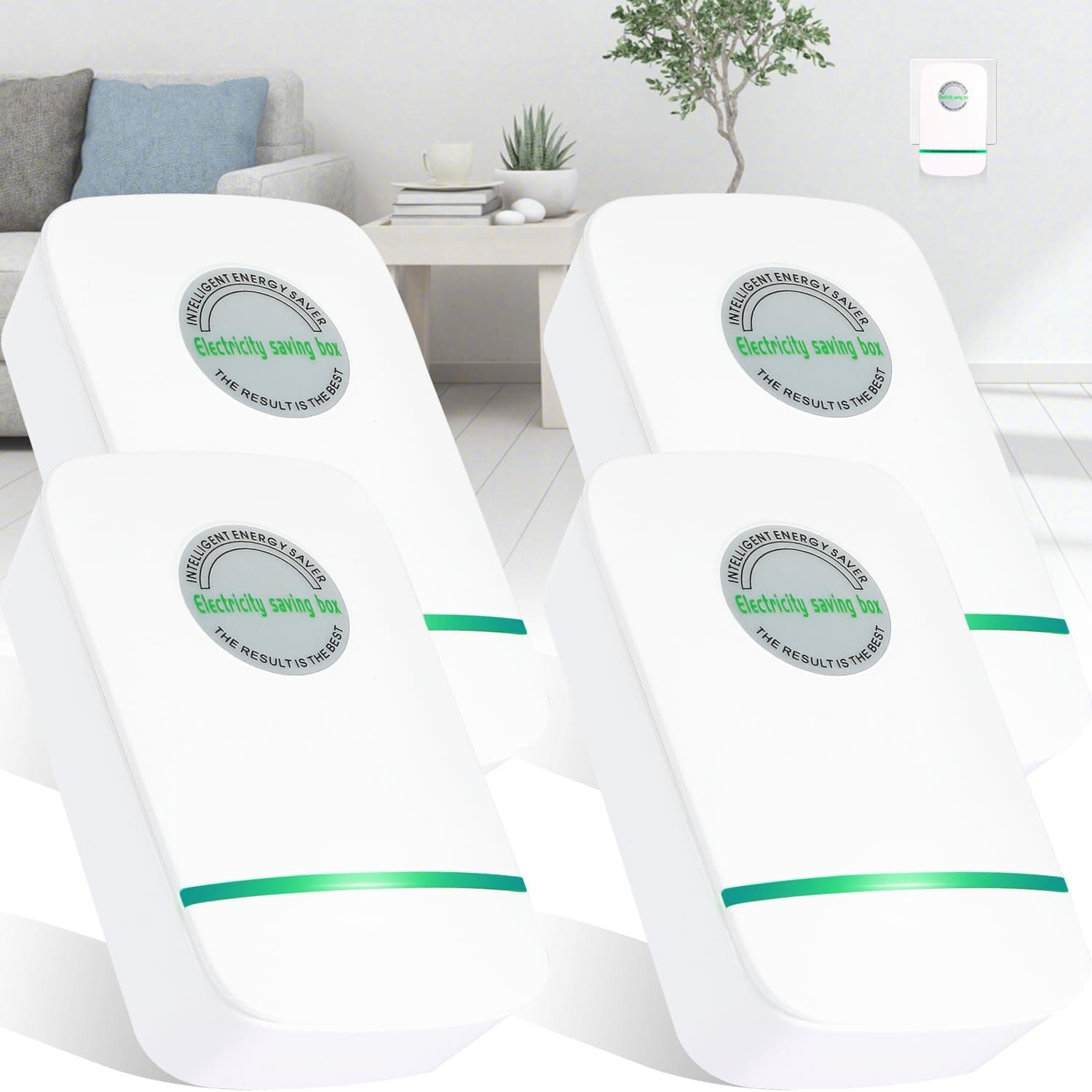 Electricity Saving Box, Smart Home Energy Saver, Reduce Energy Costs, Surge Protection for Appliances, US Plug 90V-250V 30KW,