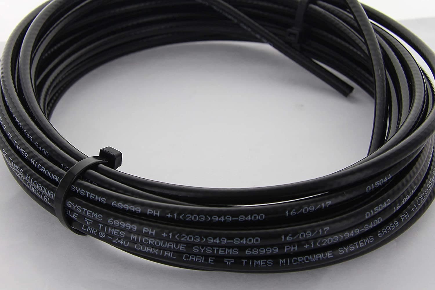 LMR240/LMR-240 Coaxial Cable 50FT NO Connectors, Times Microwave 50 Ohm Low Loss Cable-Sold by Cable Assemblies Now