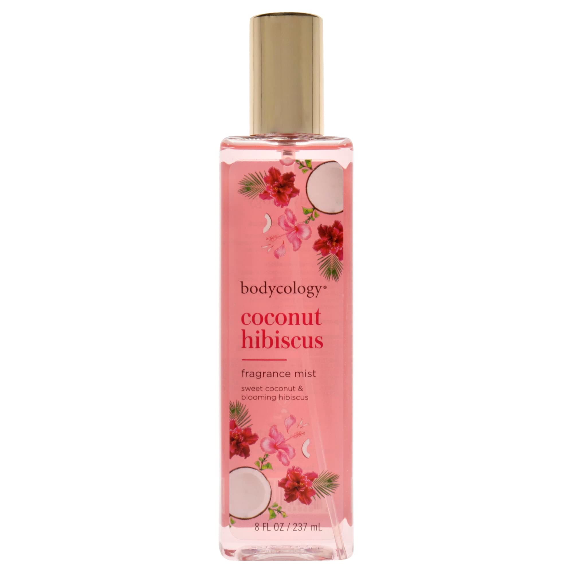 Bodycology Coconut Hibiscus Fragrance Mist for Women, 8 fluid_ounces