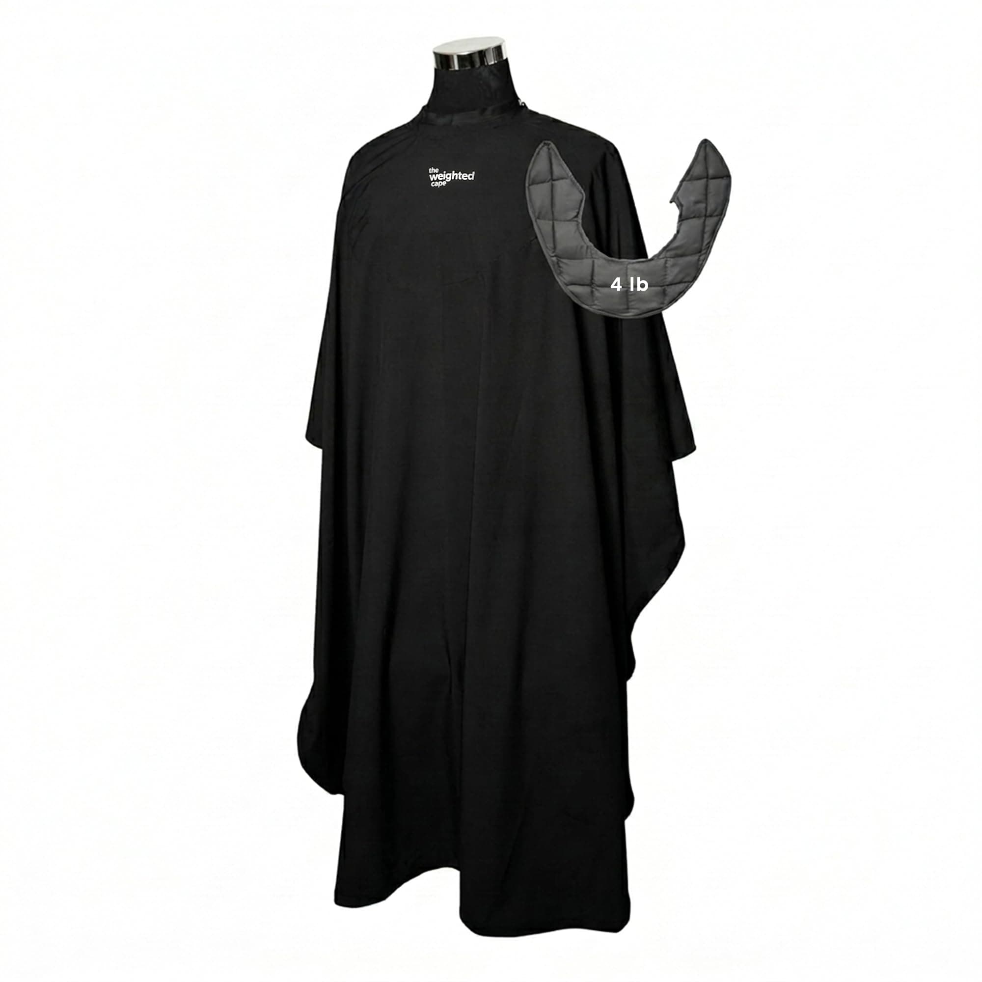 The Weighted Cape 4lb Cape (Teenager/Adult) – Weighted Hair Cutting Barber Cape with Elastic Collar, Waterproof Salon Cape for Added Comfort, Perfect for Barber & Hairstylist (67 x 60 in)