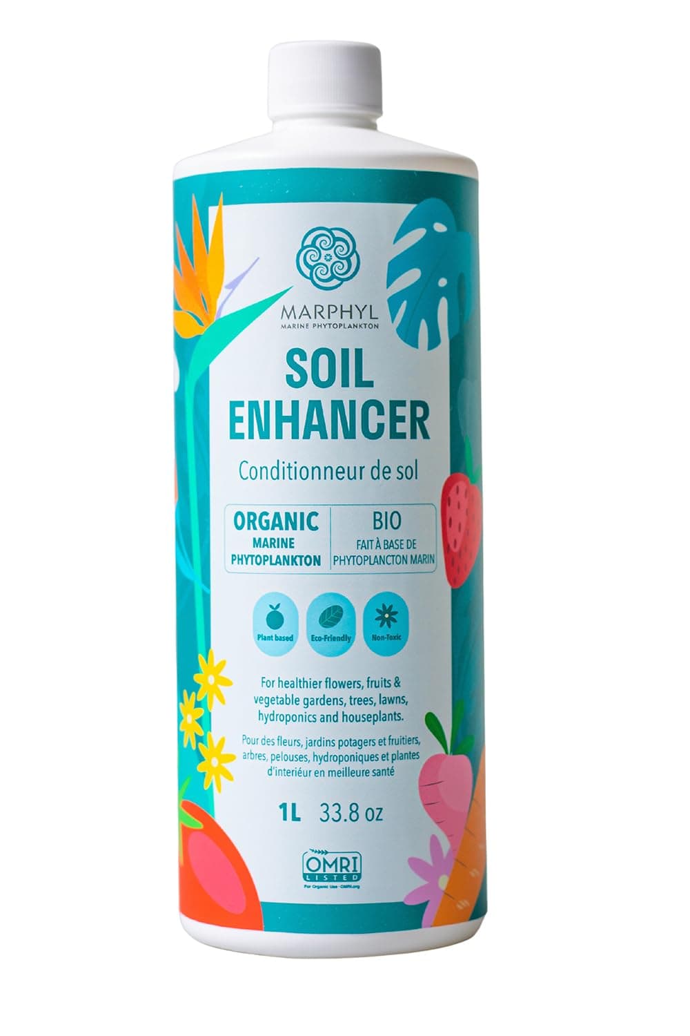 MARPHYL All-Purpose Plant Food – Organic Nutrient-Rich Fertilizer & Soil Enhancer for Indoor & Outdoor Flowers, Vegetables, Succulents, Bamboo & Hydroponics